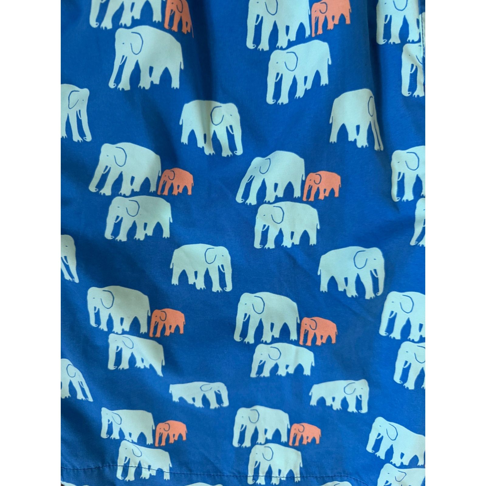 Other Tom & Teddy Mens Swim Trunks Blue with Elephants Size XL Size US 34 / EU 50 - 3 Thumbnail