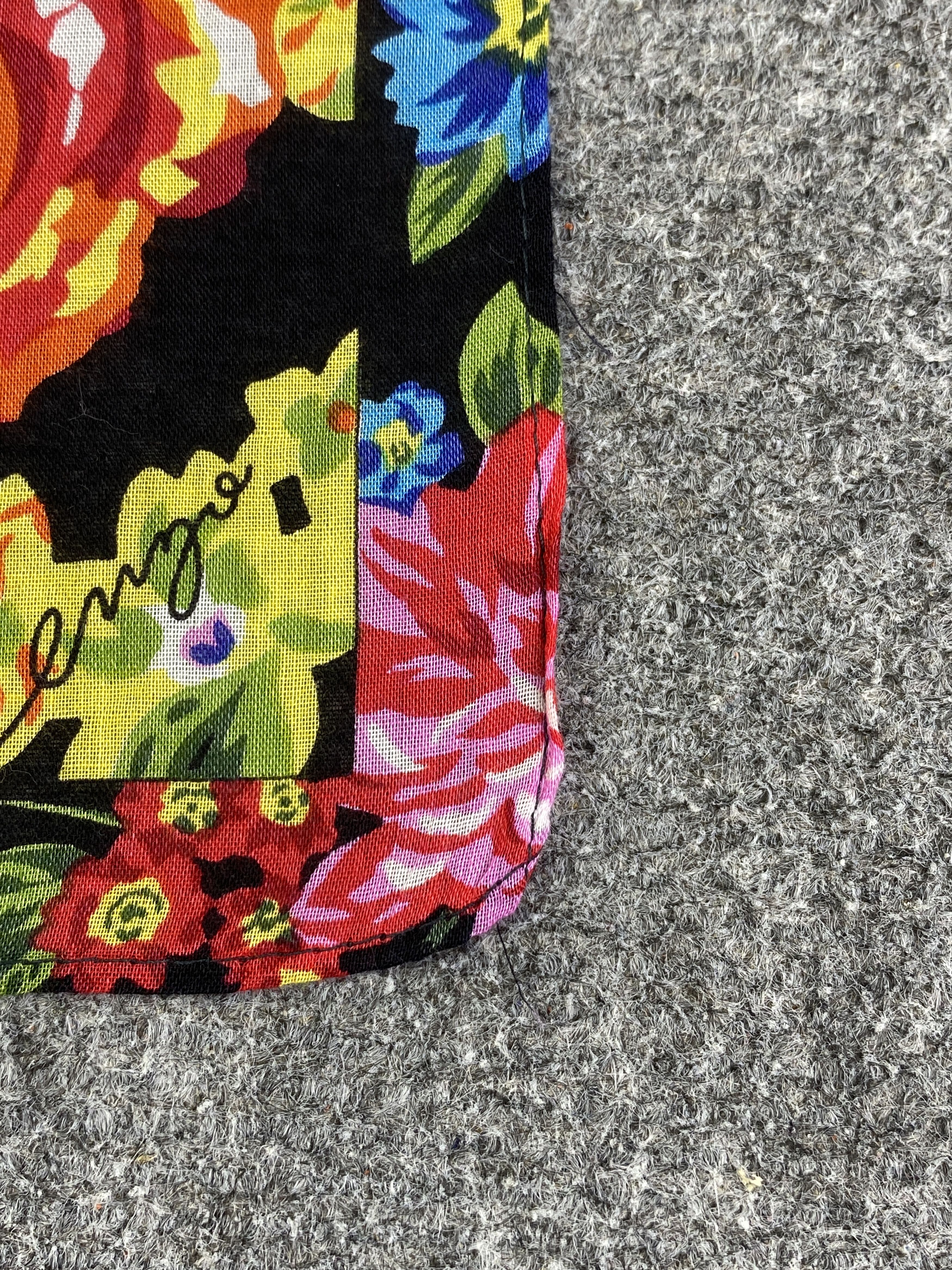 Kenzo Vintage Kenzo Floral Handkerchief / Neckerchief KT0003 Size ONE SIZE - 7 Thumbnail