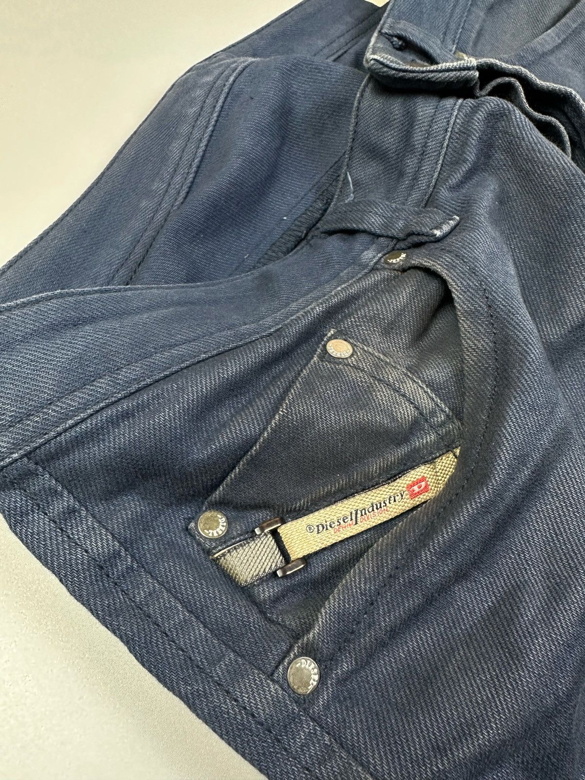 Diesel Diesel Darron Washed Blue Distressed Jeans Size US 34 / EU 50 - 2 Thumbnail