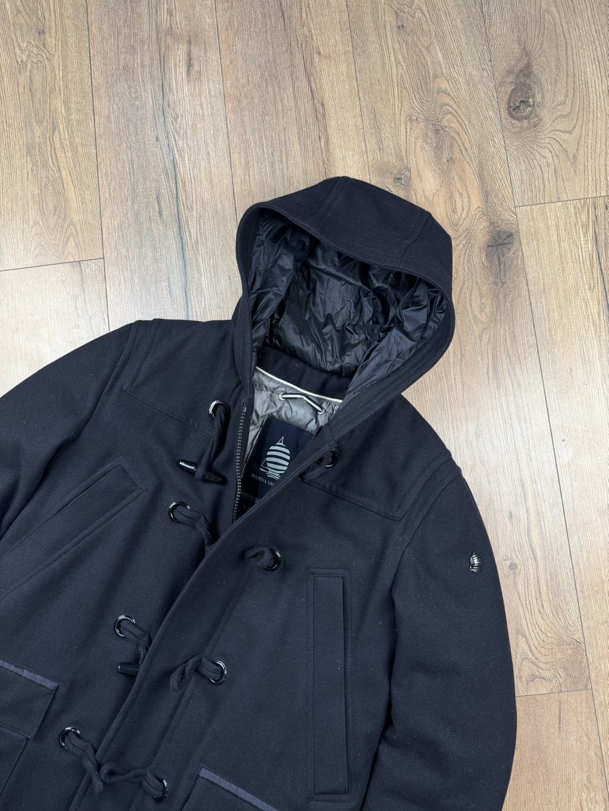 Other Marina Yachting Delfino Down Coat 50 – Hooded Wool & Puffer Size US M / EU 48-50 / 2 - 4 Thumbnail