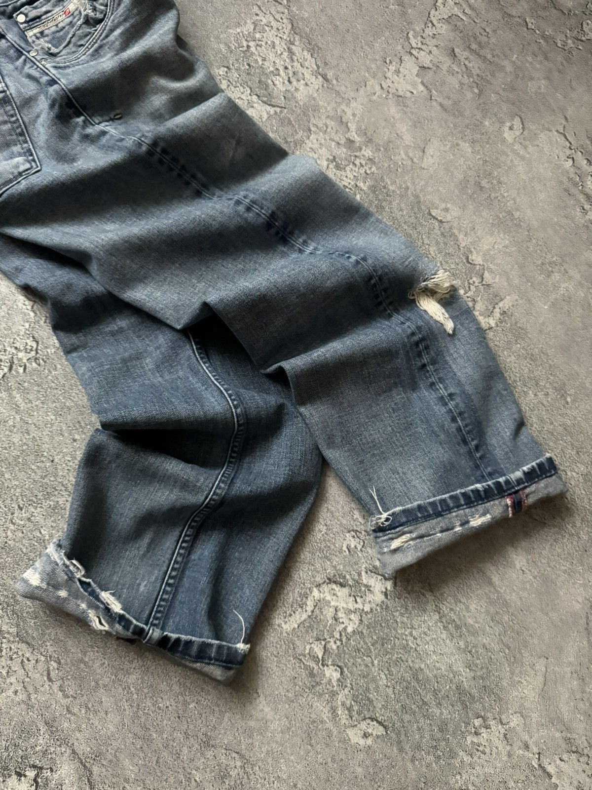 Diesel × Diesel Black Gold Diesel 36/32 distressed denim pant trouser jean chino y2k Size US 36 / EU 52 - 18 Thumbnail