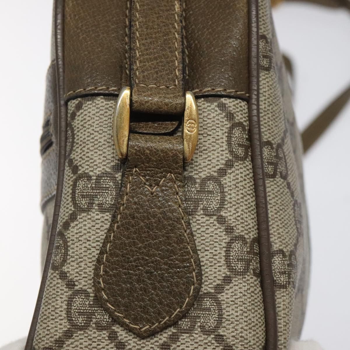 Gucci GUCCI GG Supreme Web Sherry Line Shoulder Bag Pvc Beige 56 Size ONE SIZE - 14 Thumbnail