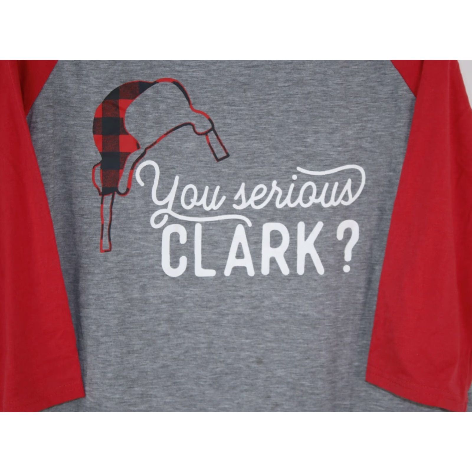 Clarks You Serious Clark Graphic Print T-Shirt Gray Adult XL Casual Shirt Mens Regular Fit Size US XL / EU 56 / 4 - 3 Thumbnail
