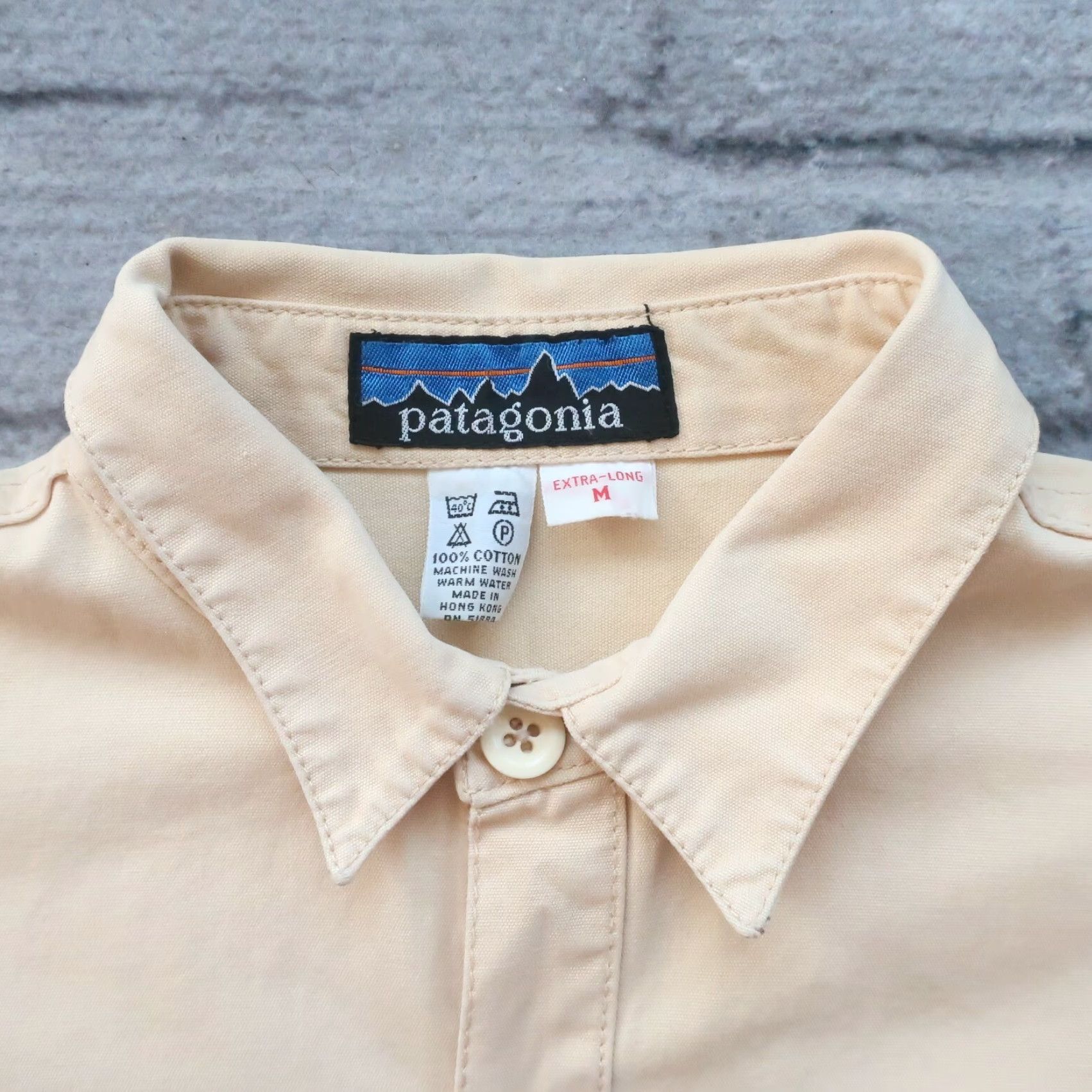 Patagonia Vintage Patagonia Button Up Shirt Men's Medium Tan Chouinard Hiking Climbing 80s Size US M / EU 48-50 / 2 - 4 Thumbnail