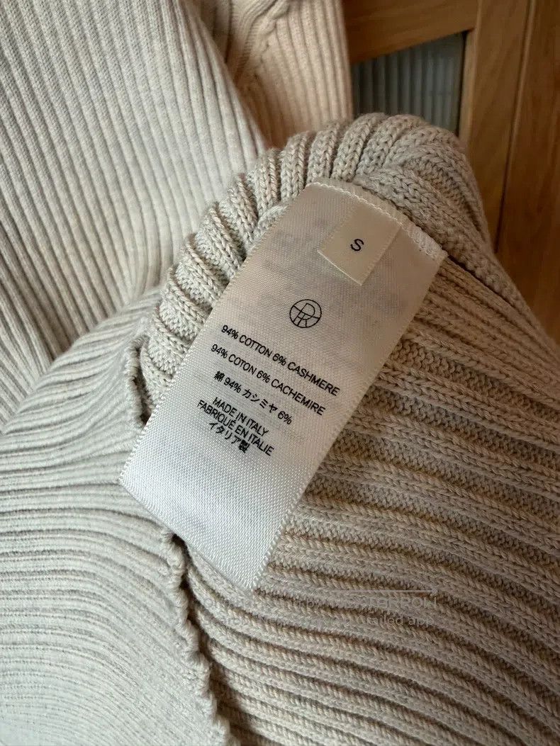 The Row The Row Beige two-tone patchwork turtleneck sweater Size S / US 4 / IT 40 - 5 Thumbnail