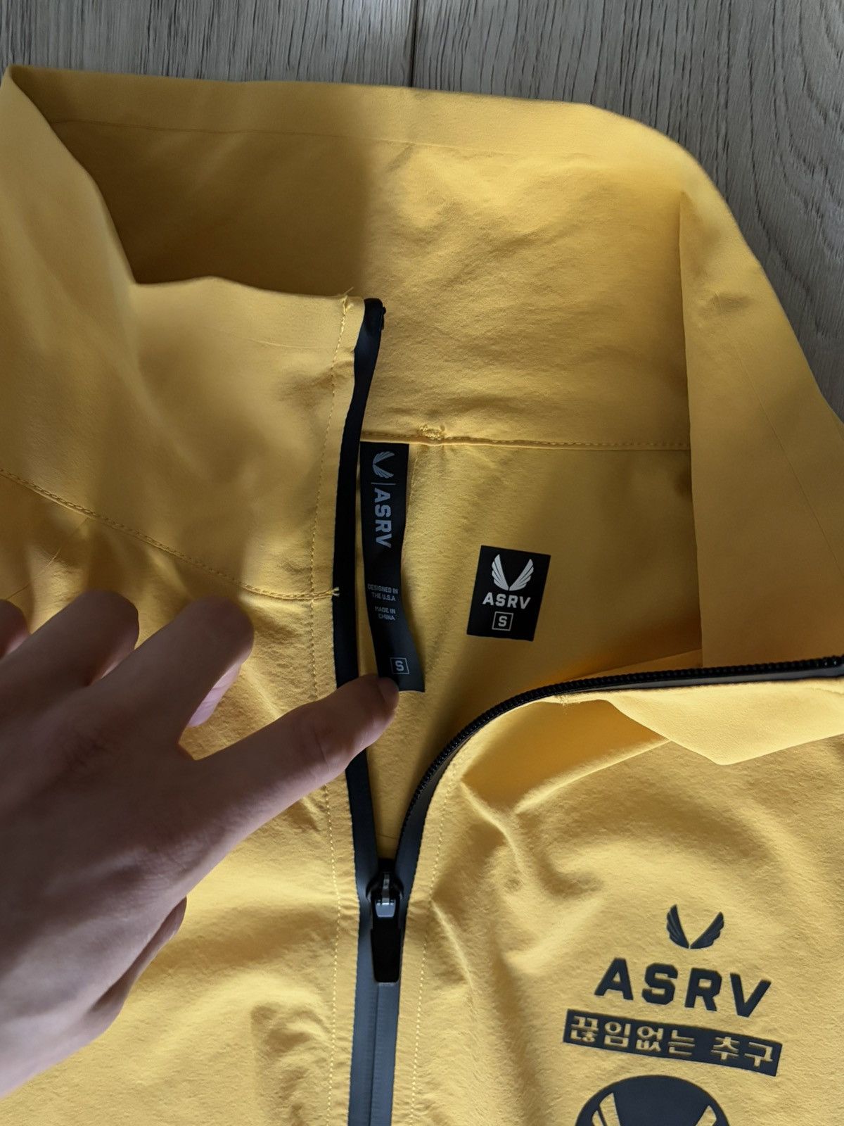 ASRV ASRV Technical Windbreaker Jacket – Yellow (Sold Out) Size US S / EU 44-46 / 1 - 2 Thumbnail