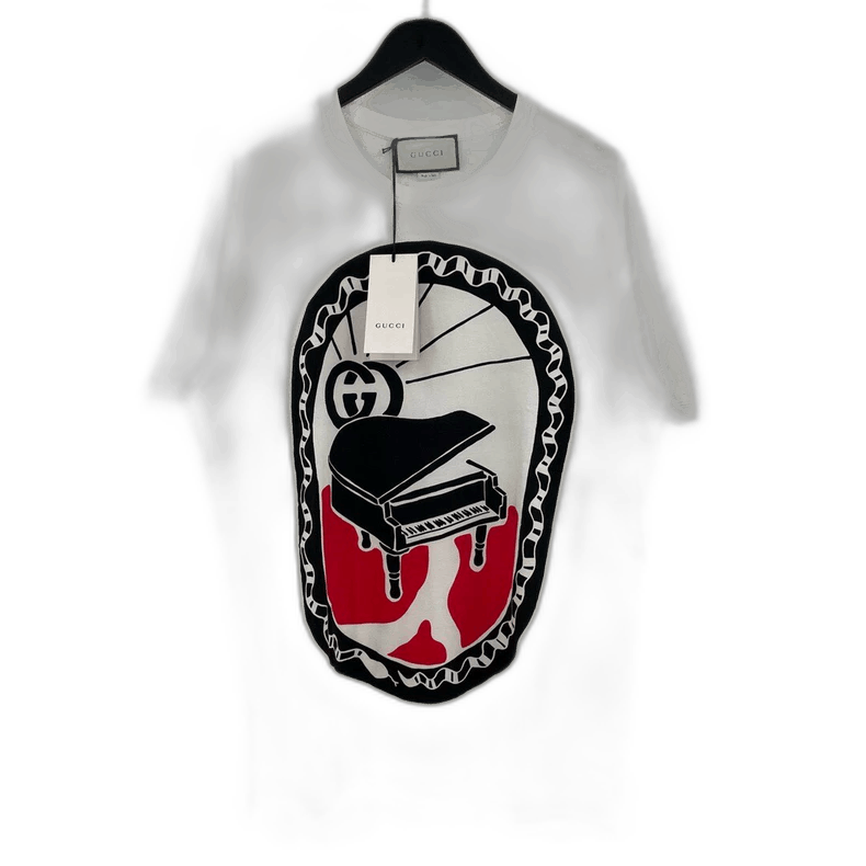 Gucci Gucci Piano Short Sleeve TShirt-2505 Size US M / EU 48-50 / 2 - 1 Thumbnail
