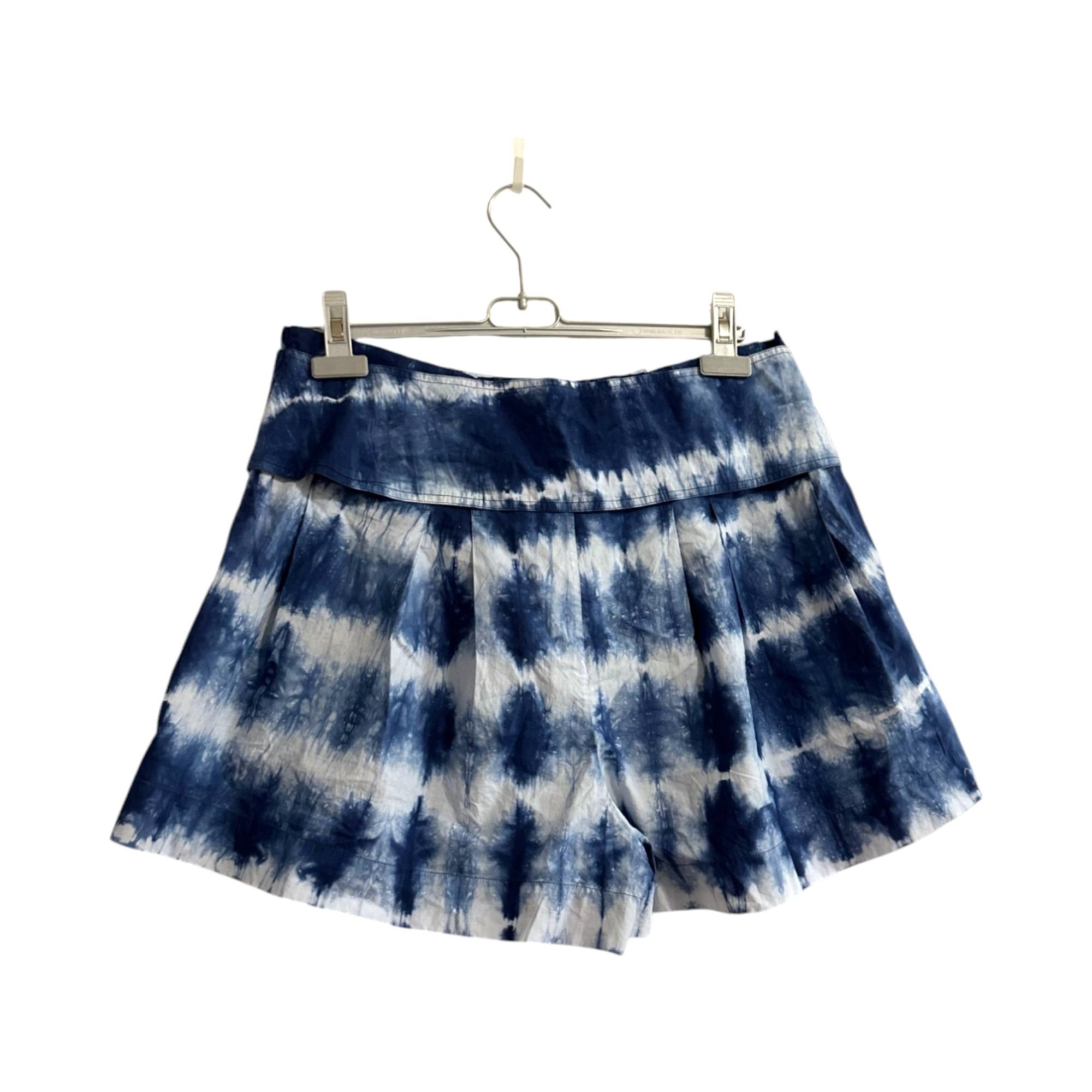 Ulla Johnson Ulla Johnson Paloma Short, Size 12, Indigo Tie Dye, New with Size 34" / US 12 / IT 48 - 2 Thumbnail