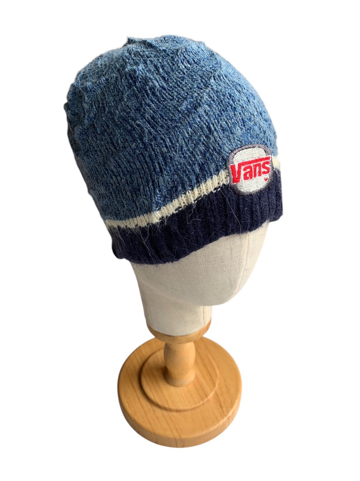 Vintage Vintage Vans Knitted Wool Streetwear Beanie Hats Size ONE SIZE - 1 Thumbnail