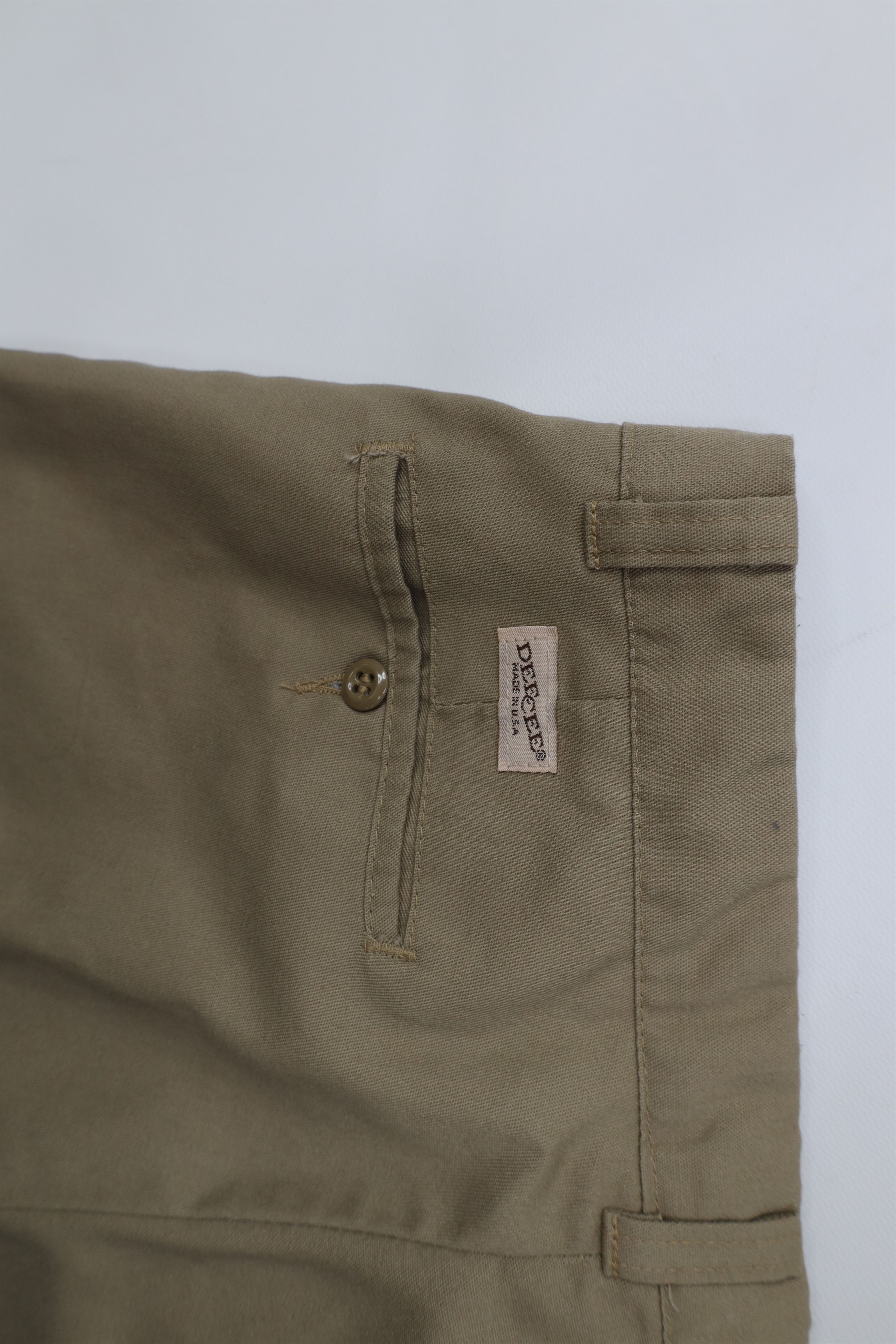 Vintage Vintage 70s Streetwear Wide Leg Flared Chino Pants Beige USA Size US 32 / EU 48 - 13 Thumbnail