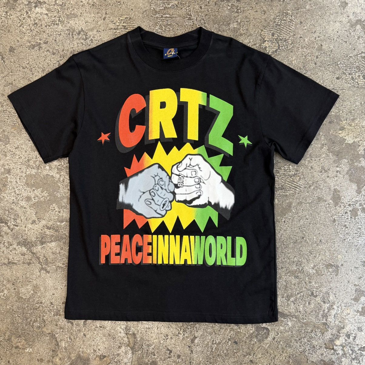 Corteiz Corteiz black graphic tee Size US S / EU 44-46 / 1 - 1 Thumbnail