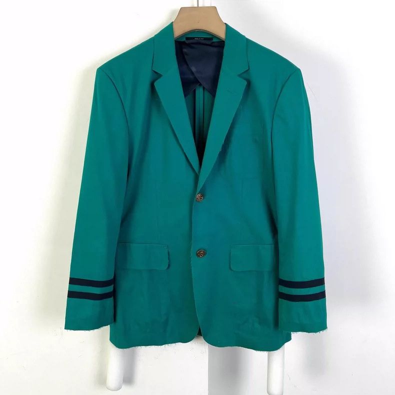 Gucci Gucci Green Sailor Style Blazer Coat- DMC Size US L / EU 52-54 / 3 - 1 Thumbnail