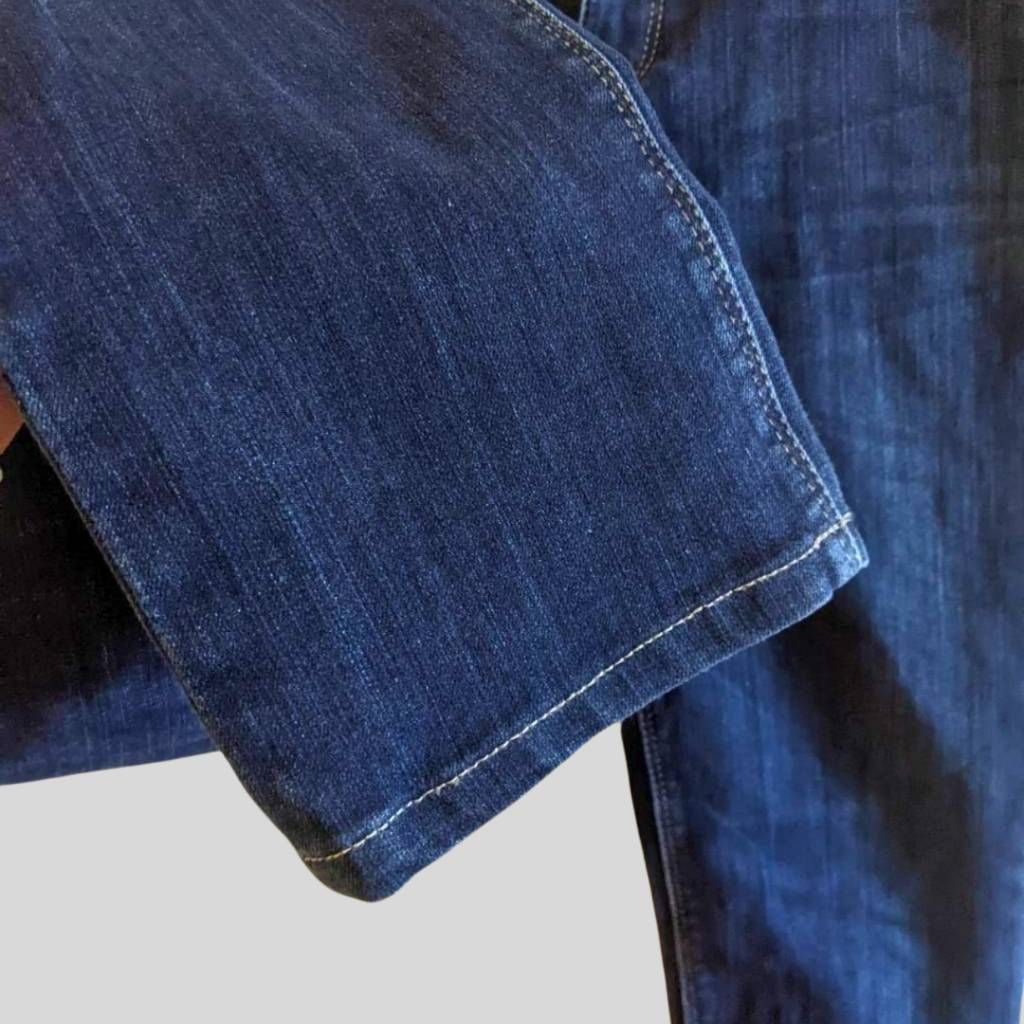 DL1961 DL1961 Grace High Rise Straight Jeans Size 29 Dark Indigo Wa Size 29" - 11 Thumbnail