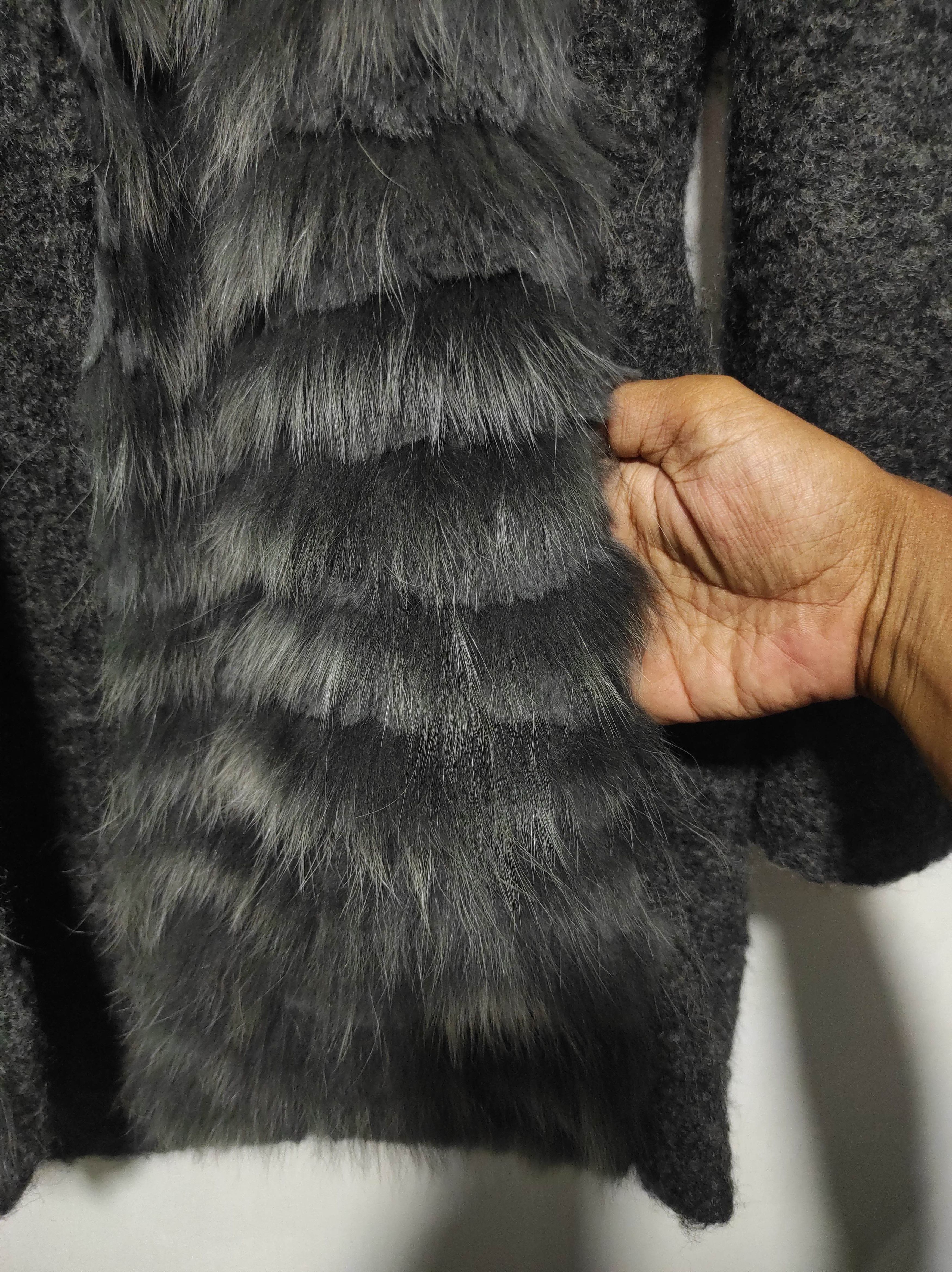 If Six Was Nine Sisley Knit Fur Hoodie IfSixWasNine LGB style Size L / US 10 / IT 46 - 7 Thumbnail