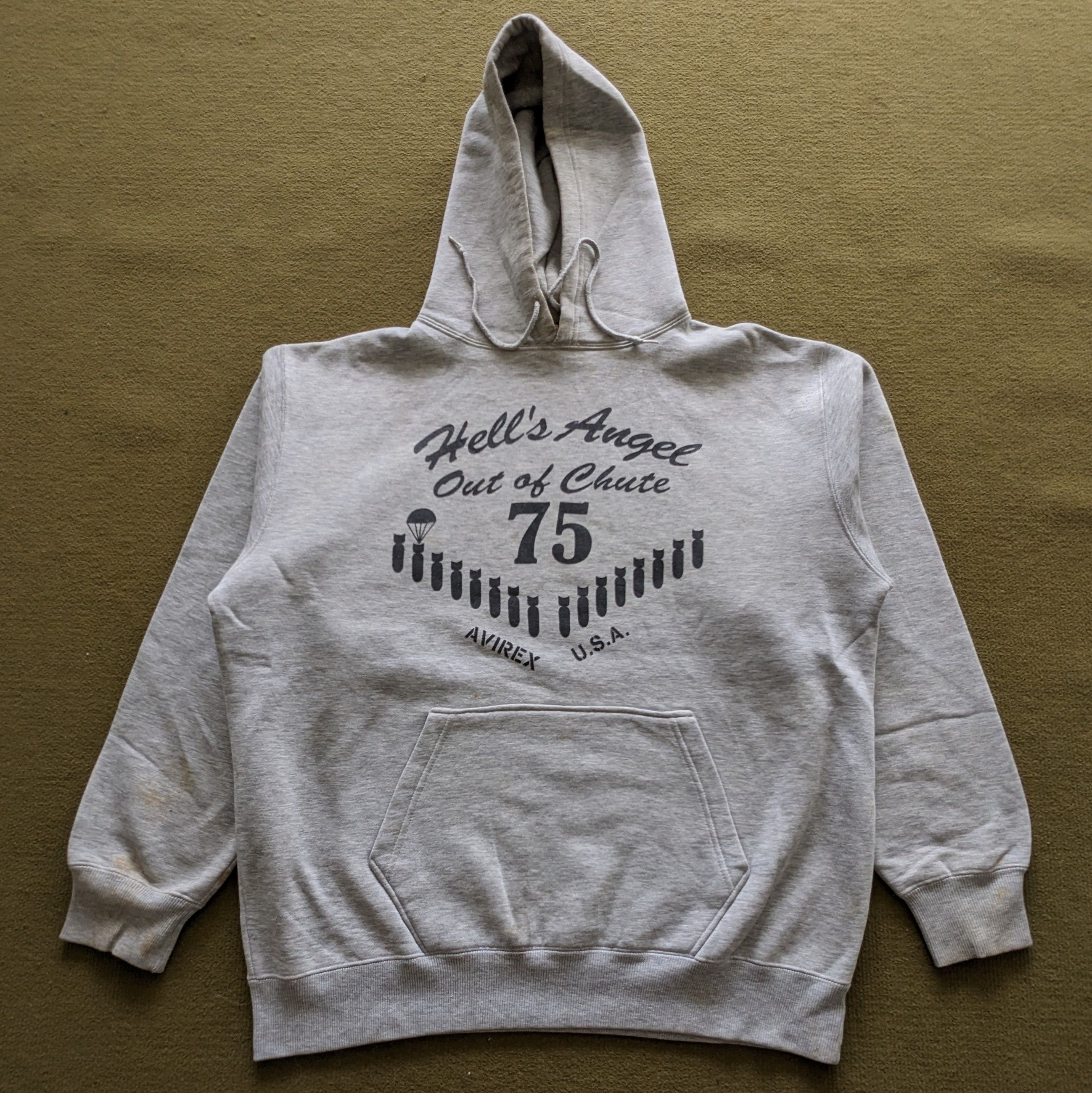 Avirex Vintage AVIREX USA Streetwear Style Sweatshirt Hoodies Size US L / EU 52-54 / 3 - 1 Thumbnail