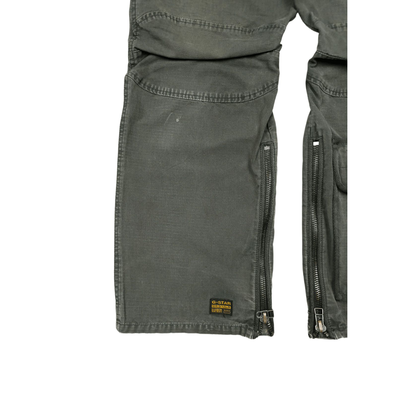 G-Star × Japanese Brand 💎 32/32 G-star RAW 3D Cargo Loose Pants Jeans Utility Y2K Size US 32 / EU 48 - 11 Thumbnail