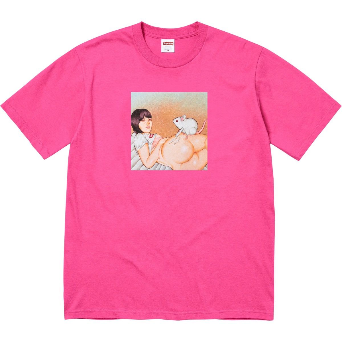 Supreme Supreme® “Mouse” Tee, Fuchsia (L) [S/S 2025, Week 7] Size US L / EU 52-54 / 3 - 1 Thumbnail