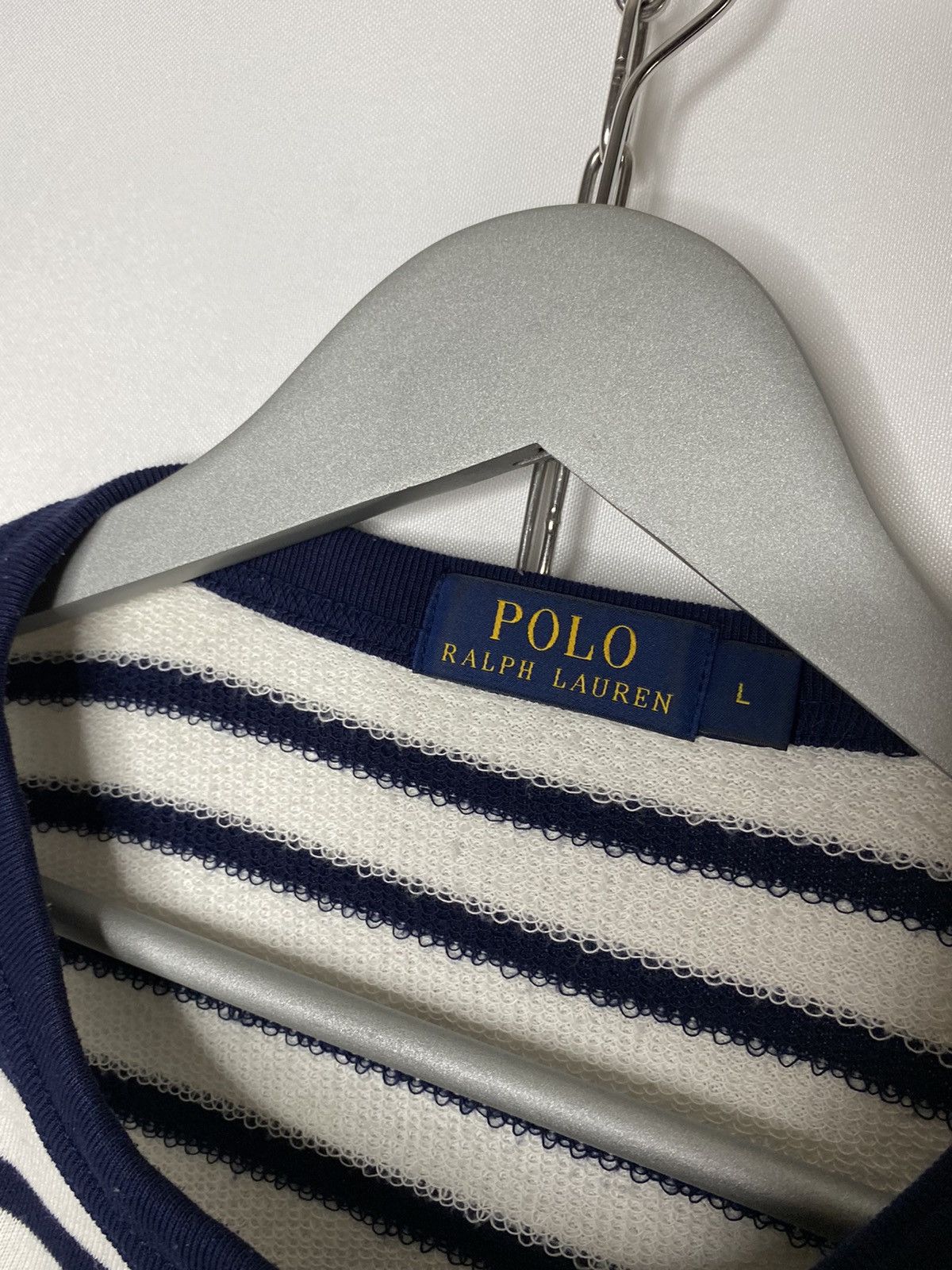 Vintage Vintage Polo Ralph Lauren Striped Sweatshirt Pullover Jumper Size US L / EU 52-54 / 3 - 10 Thumbnail