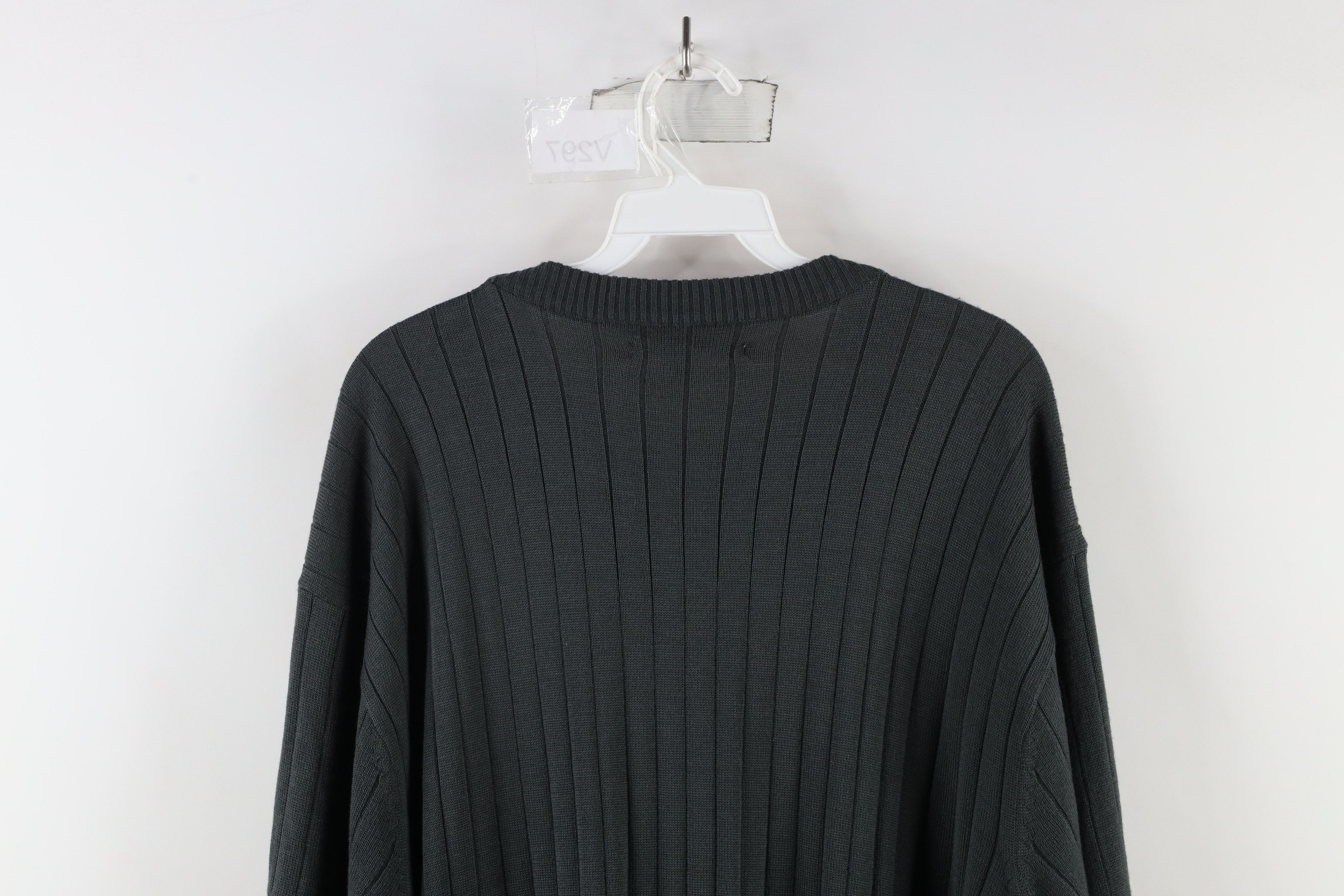Vintage Vintage 90s Streetwear Ribbed Knit Short Sleeve Sweater Size US XL / EU 56 / 4 - 6 Thumbnail