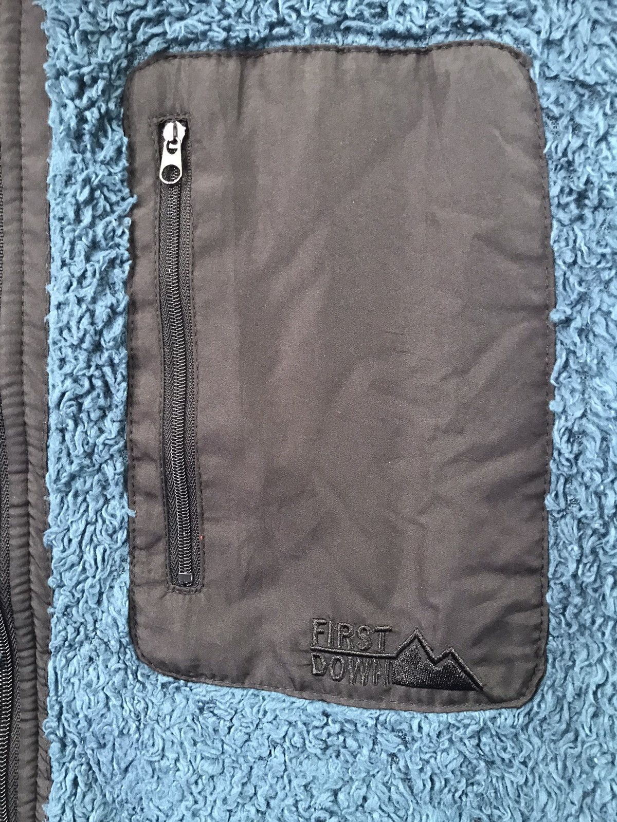Japanese Brand First Down USA Fleece Jacket Size US L / EU 52-54 / 3 - 7 Thumbnail