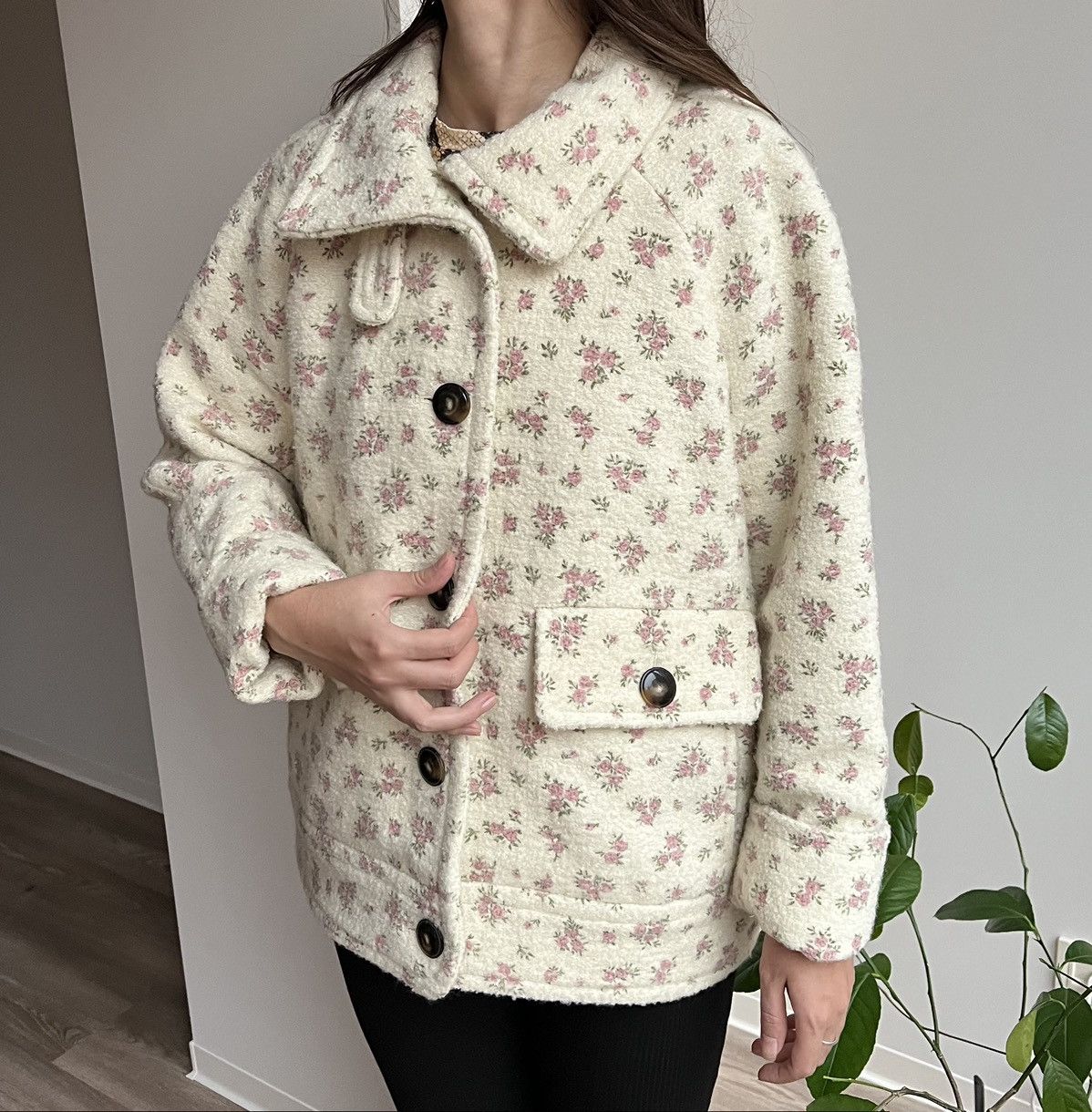 Sezane Sezane Leo Coat Floral Jacket Size M / US 6-8 / IT 42-44 - 15 Thumbnail