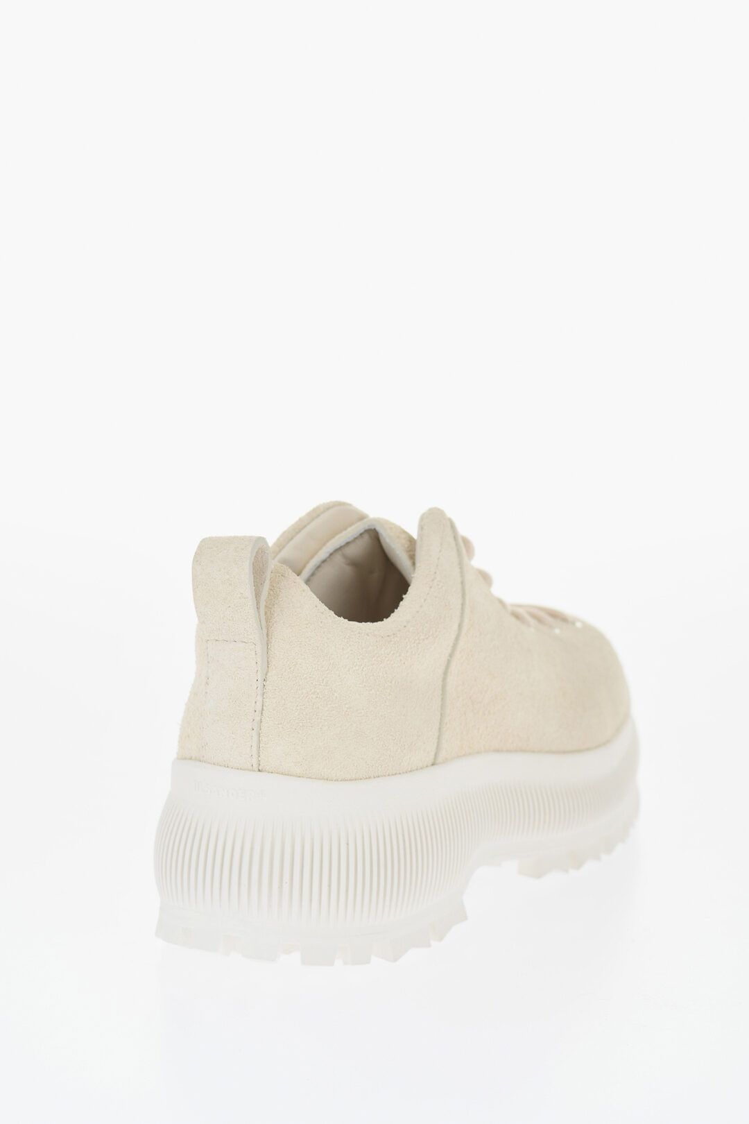 Jil Sander og1mm0625 Suede Lace-up Sneakers in Light Beige Size US 6 / EU 39 - 3 Thumbnail