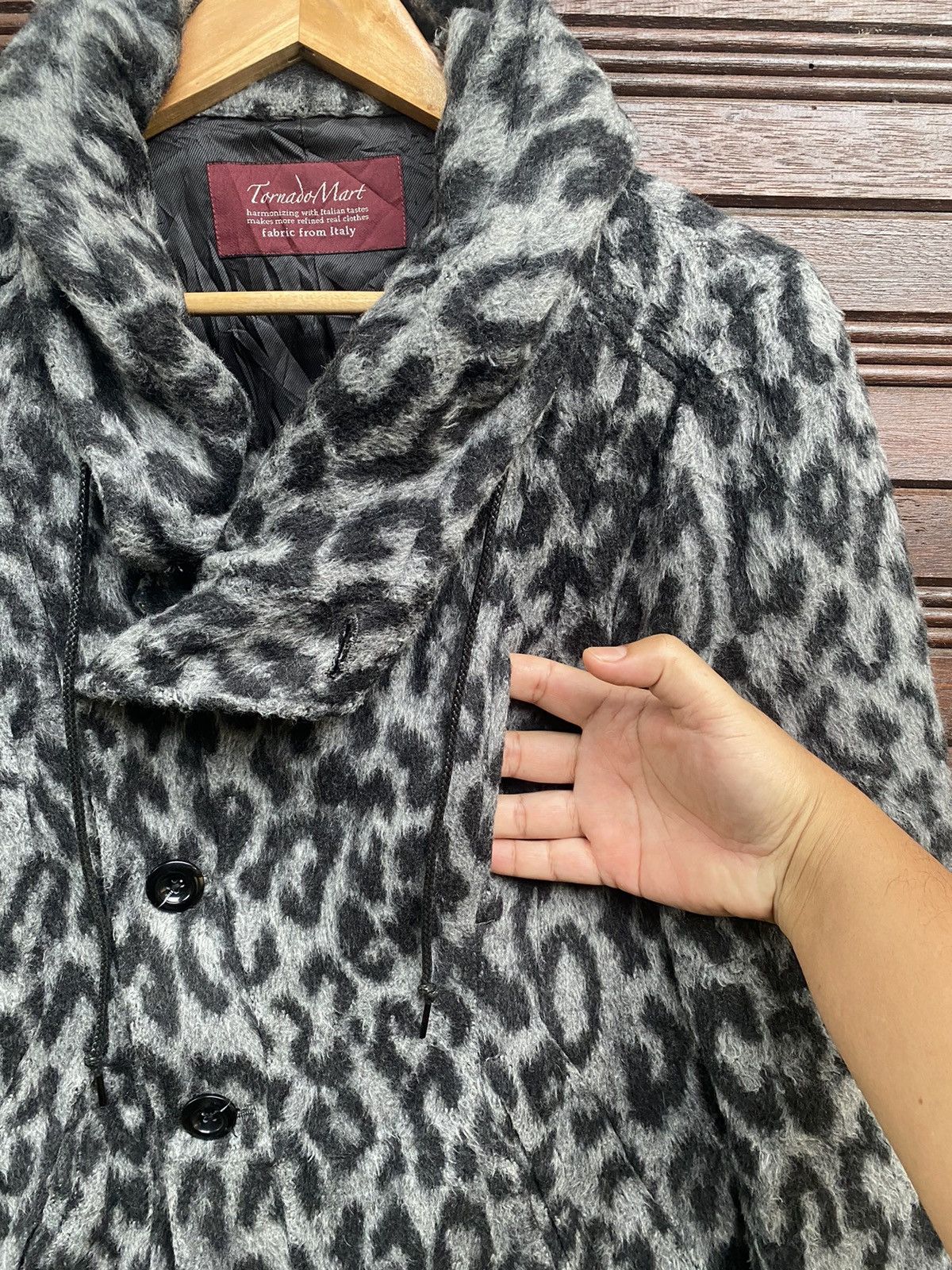 Japanese Brand × Tornado Mart Tornado Mart Mink Fur Leopard Jacket Size M / US 6-8 / IT 42-44 - 6 Thumbnail