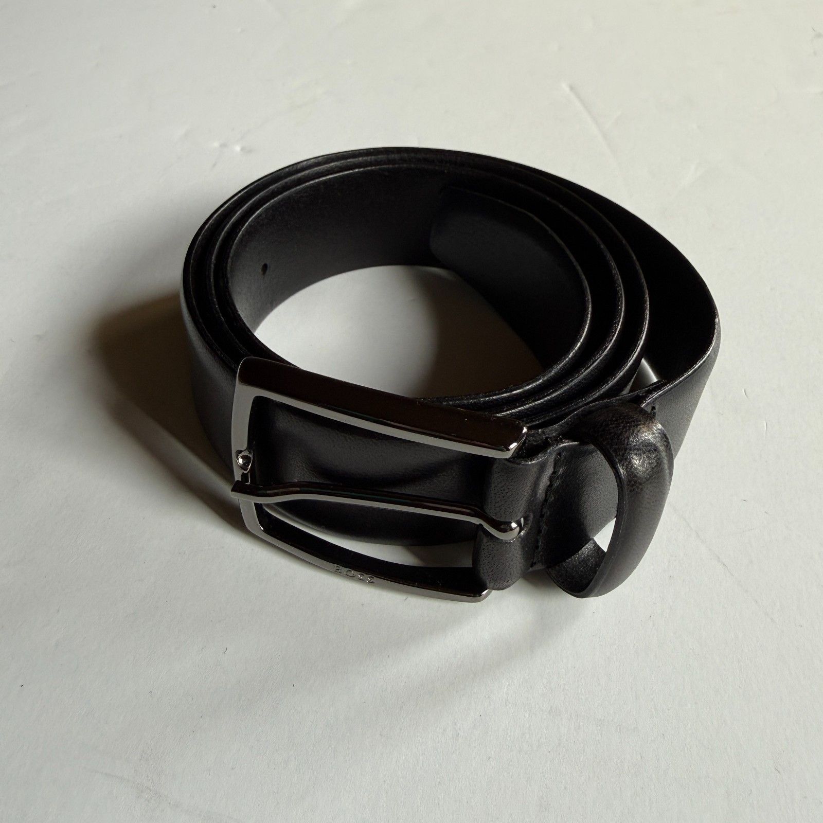 Hugo Boss HUGO BOSS Boss Celie Black Leather Belt - 34 Waist Size 34 - 1 Thumbnail