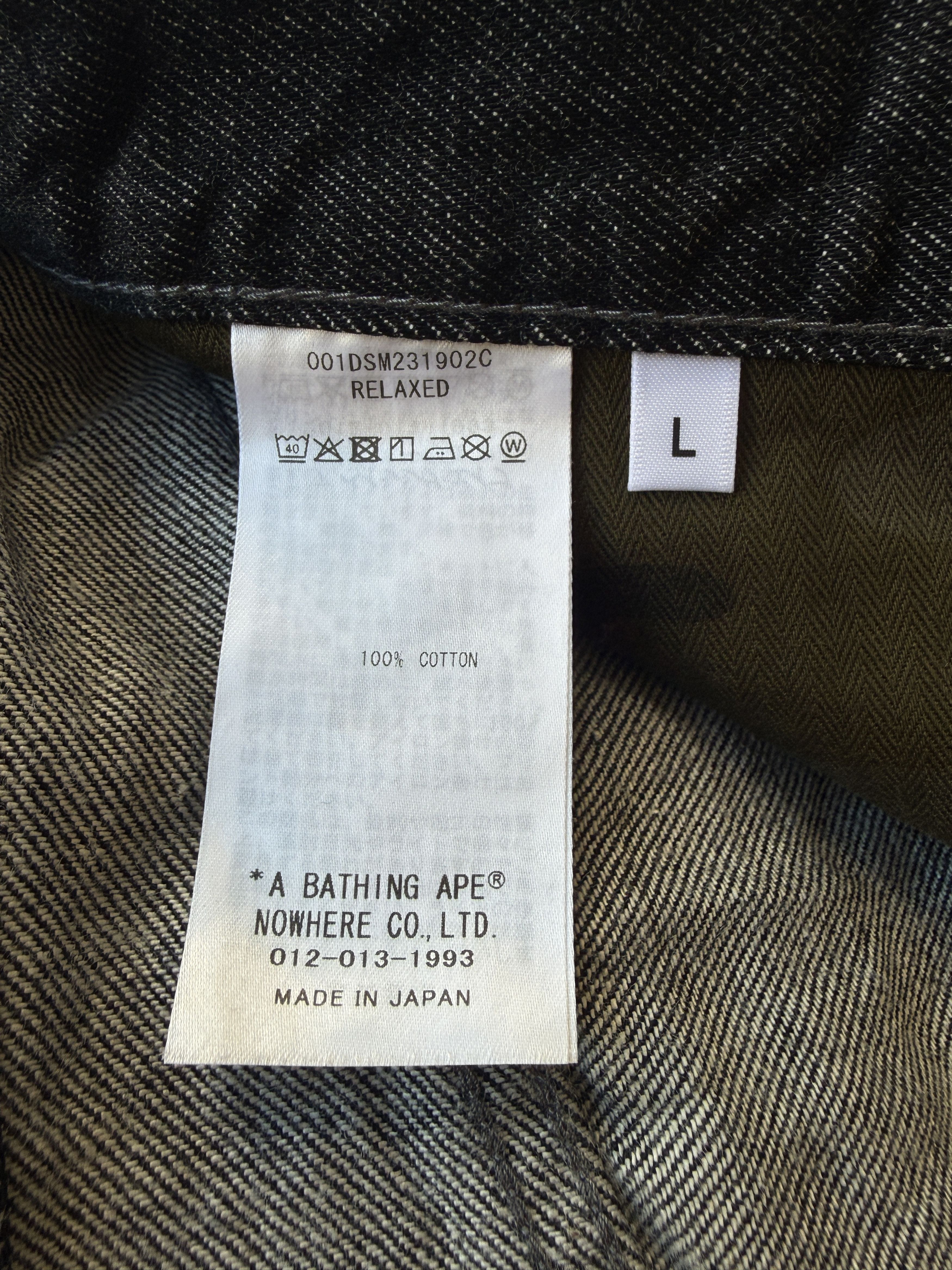 Bape × Comme des Garcons BAPE CDG OSAKA RELAXED FIT DENIM SHORTS (2026) Size US 34 / EU 50 - 10 Thumbnail