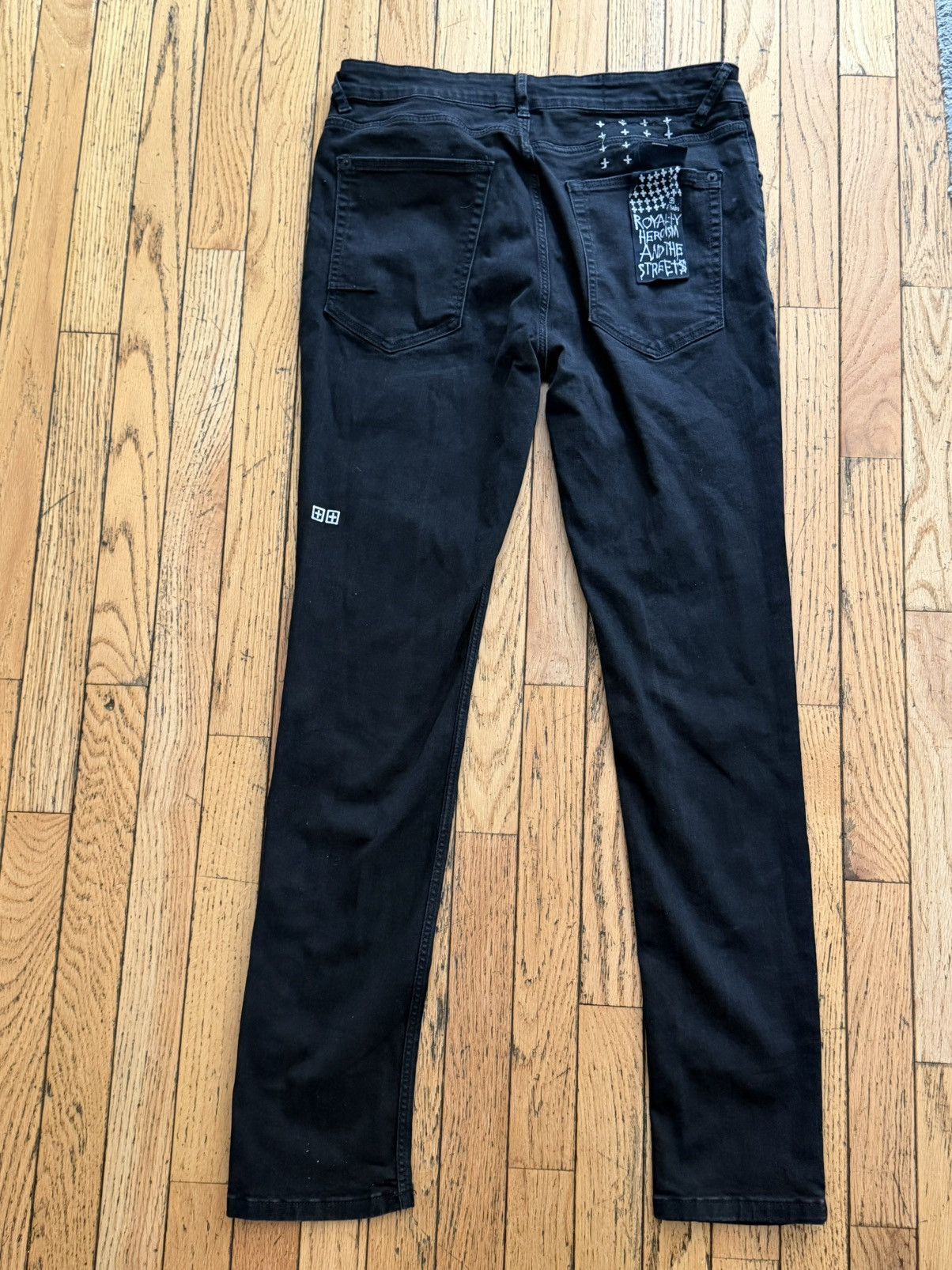 Ksubi Ksubi Van Winkle Black Rebel Skinny Jeans Size US 34 / EU 50 - 2 Thumbnail