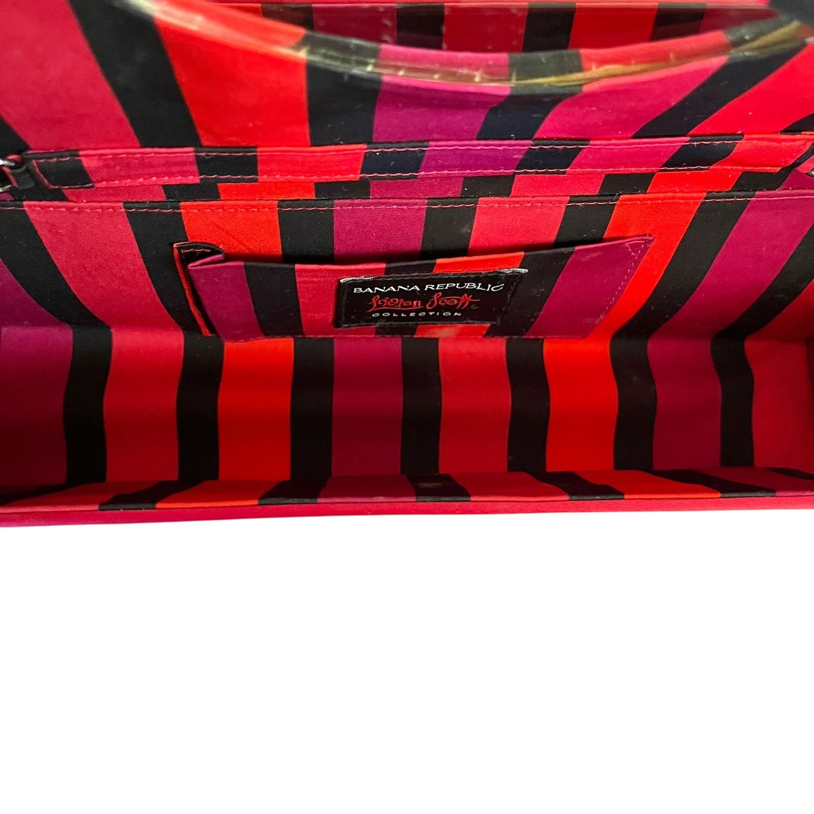 Banana Republic × Other L'Wren Scott Banana Republic Red Crackle Gemmed Clutch Bag Size ONE SIZE - 4 Thumbnail
