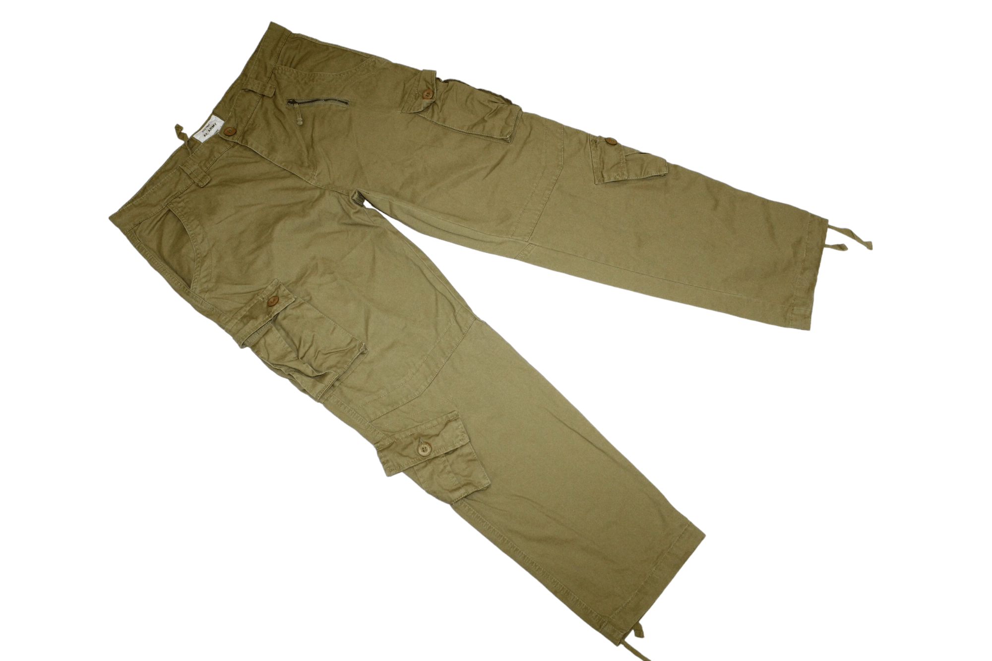 Japanese Brand Y2k💥Mustway AK Army NY Utility Parachute Pants Size US 36 / EU 52 - 3 Thumbnail
