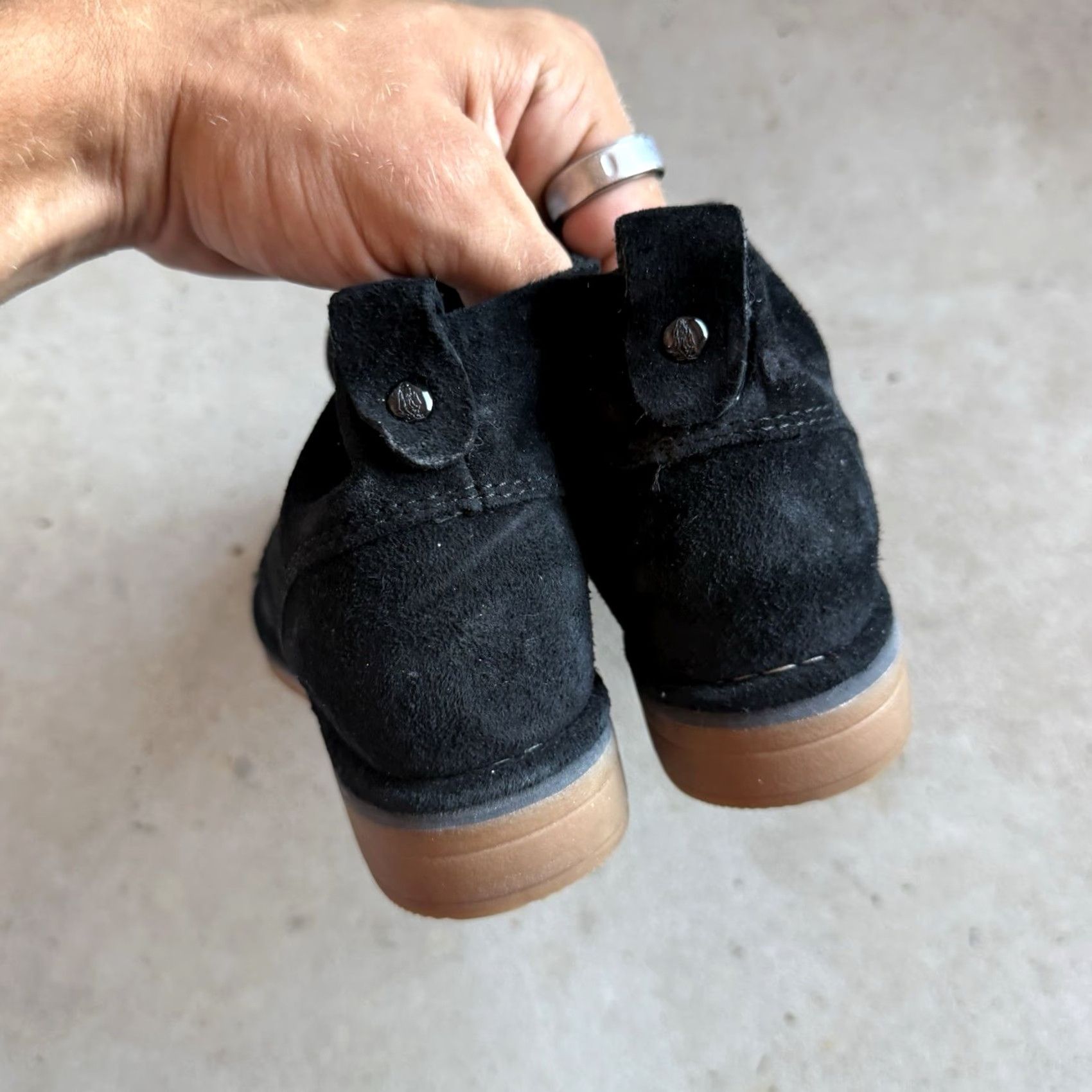 Hush Puppies Hush Puppies Desert Boots Suede Black Men 5.5 Size Boots Mens Suede Desert Black 5.5 Shoes Size US 5 / EU 37 - 6 Thumbnail