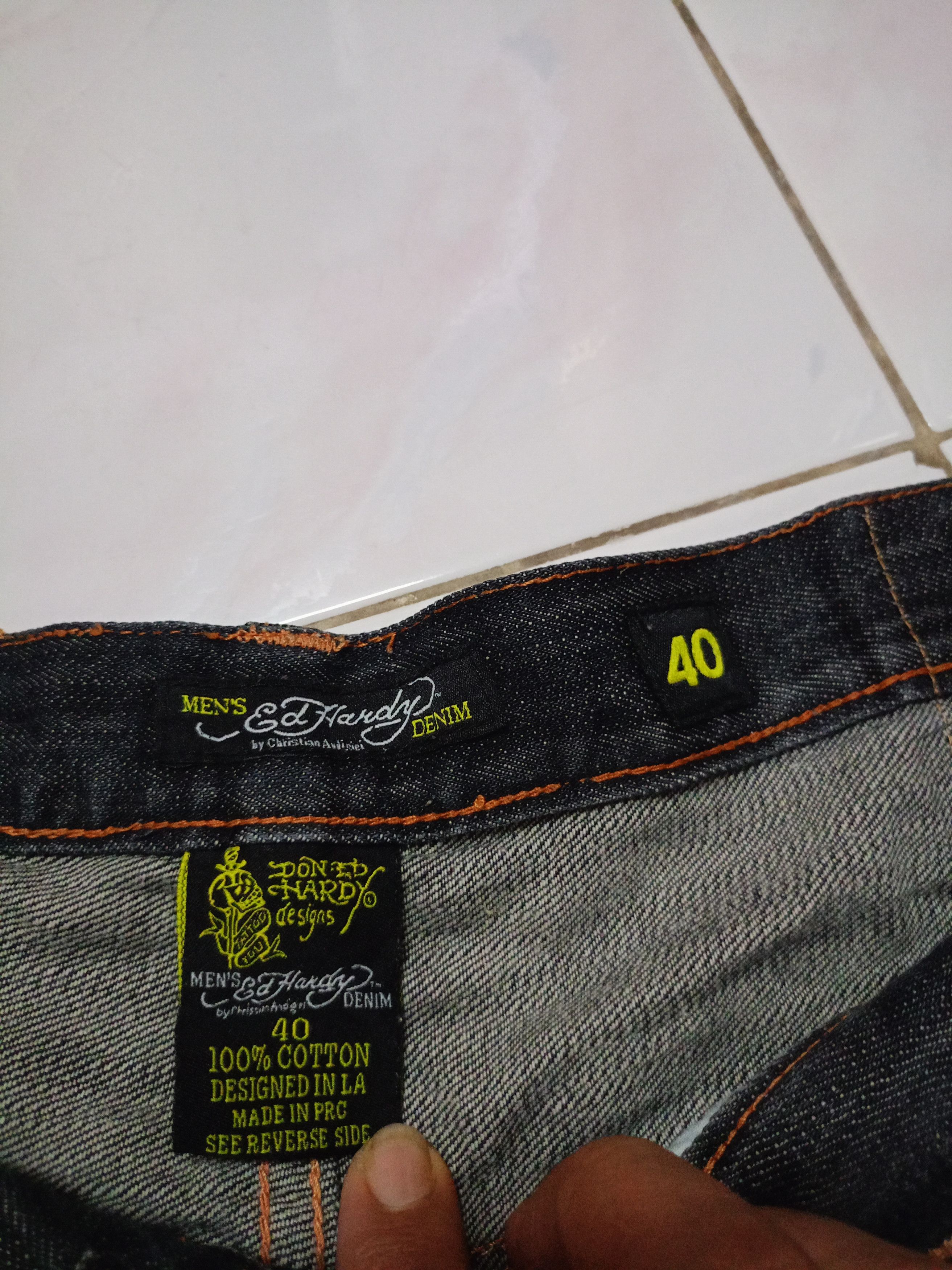 Ed Hardy × Vintage 🔥Beggy ED HARDY BY CHRISTIAN AUDIGIER🔥 Size US 40 / EU 56 - 8 Thumbnail