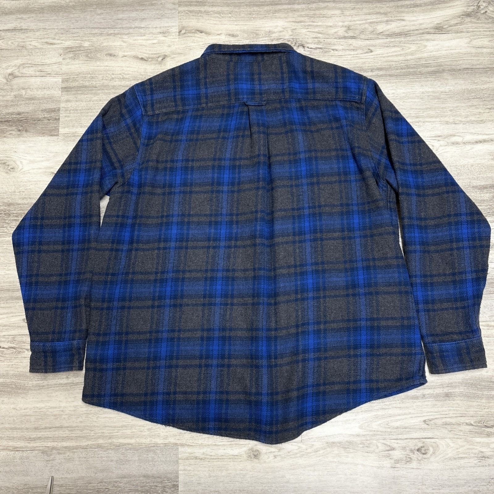 Orvis Orvis Shirt Jacket Mens 2XL Blue Gray Plaid Flannel Heavy Sh Size US XXL / EU 58 / 5 - 6 Thumbnail
