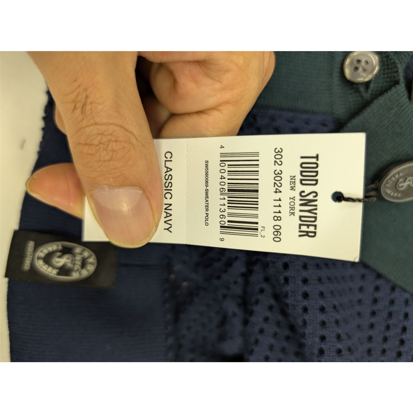 Todd Snyder o1rshd1 CC20 Polo Shirt in Classic Navy Size US S / EU 44-46 / 1 - 21 Thumbnail