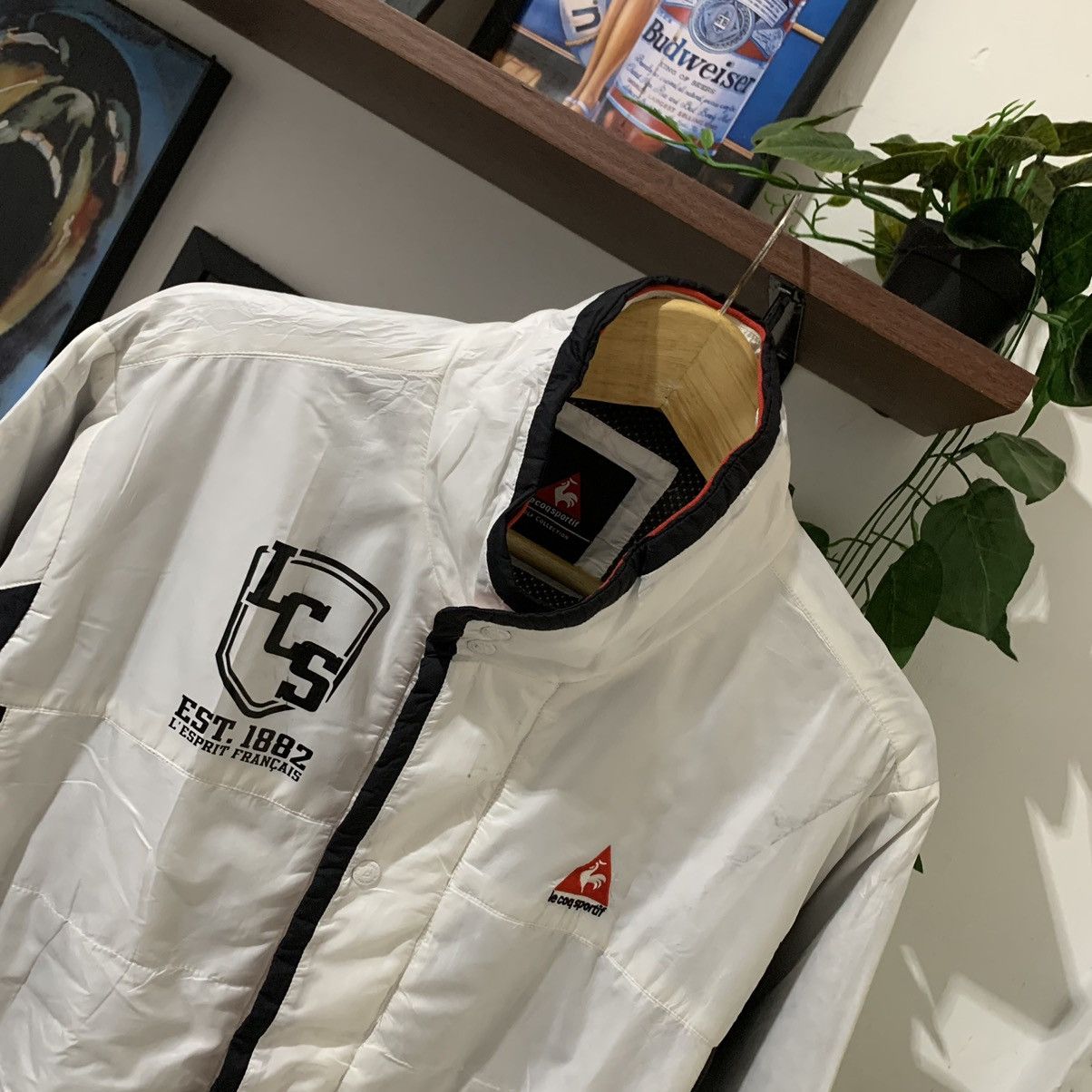 Le Coq Sportif × Vintage Le Coq Sportif golf rain forcer light jacket Size US L / EU 52-54 / 3 - 2 Thumbnail