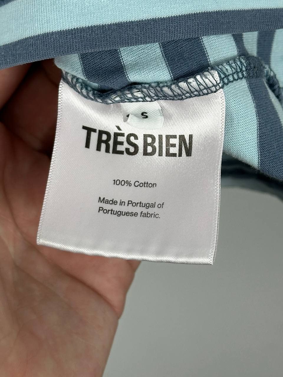 Tres Bien Tres Bien Luxury Casual Striped T Shirt Size US S / EU 44-46 / 1 - 8 Thumbnail