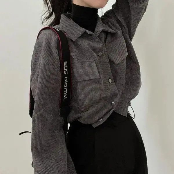 VIBE Vintage Corduroy Cropped Jacket Size ONE SIZE - 3 Thumbnail