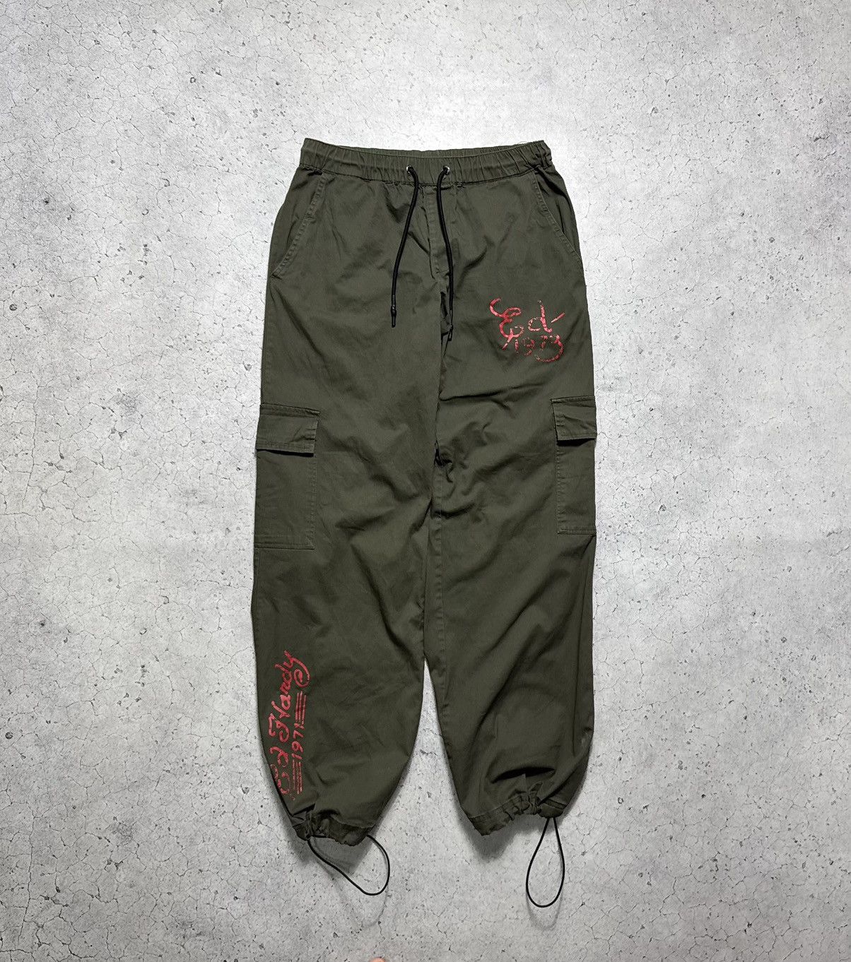 Ed Hardy Ed Hardy Vintage Baggy Track Pants Big Logo Y2K Hype Size US 30 / EU 46 - 2 Thumbnail