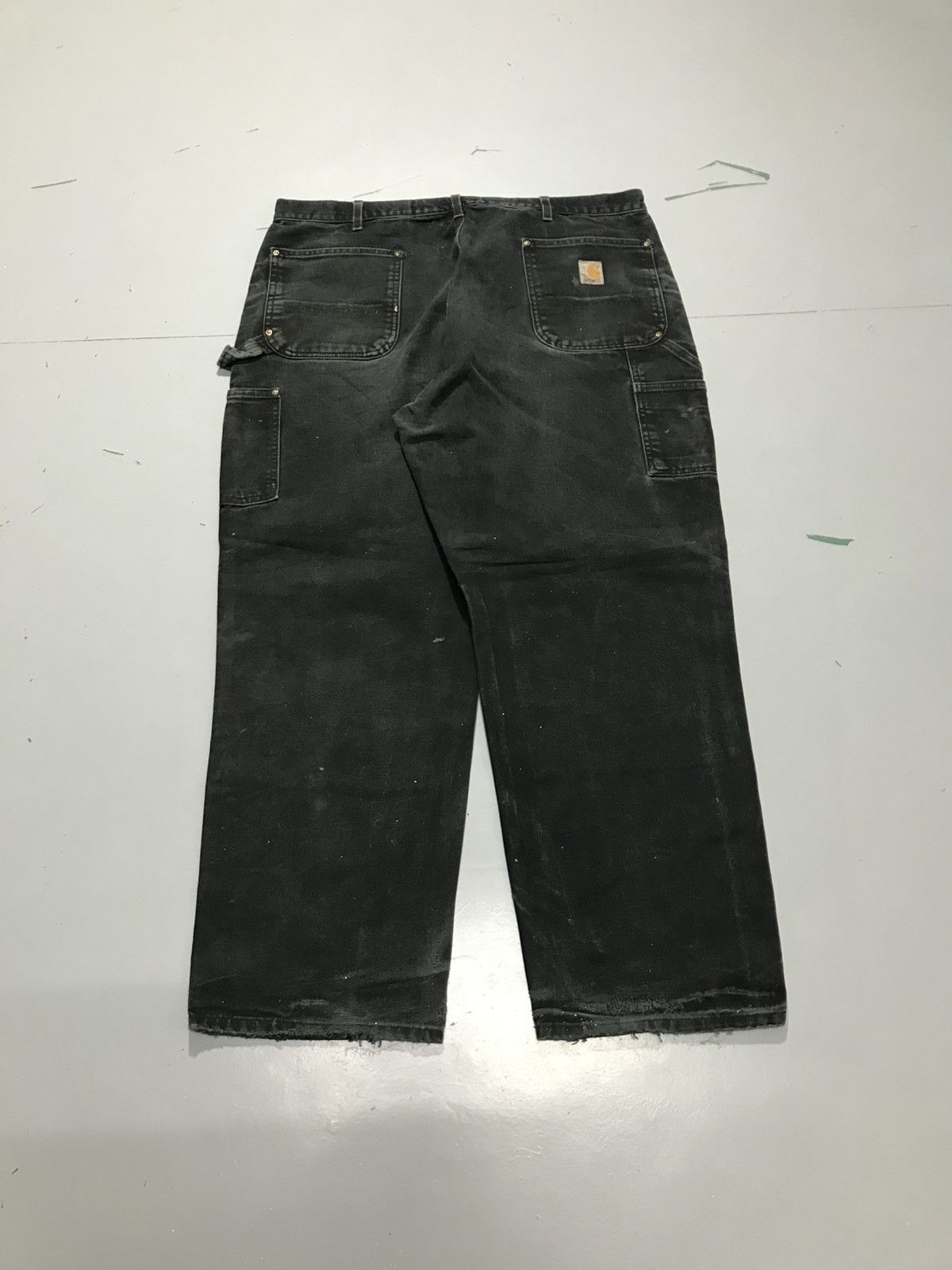 Carhartt Vintage carhartt B01 BLK double knee repaired denim Size US 42 / EU 58 - 2 Thumbnail