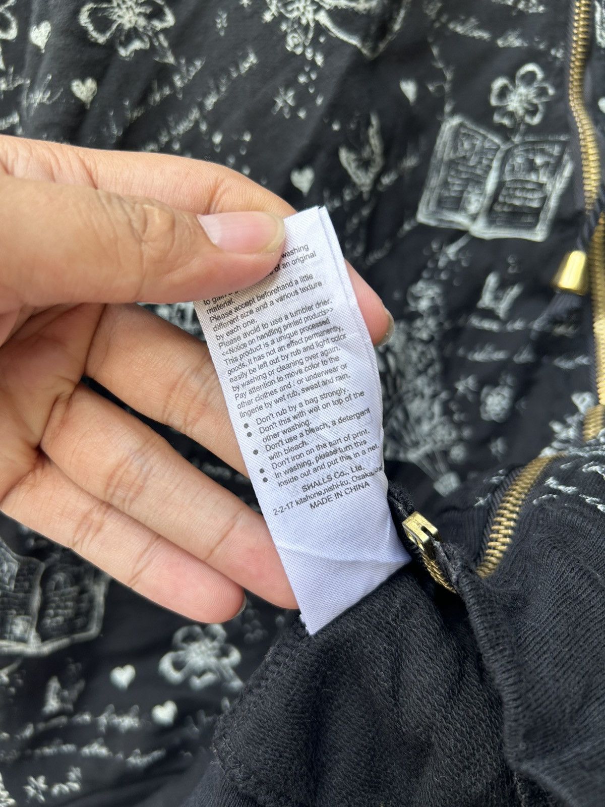 If Six Was Nine × Japanese Brand × Le Grande Bleu (L.G.B.) Scolar Overprint Sweatshirt Zipper Hoodie Size US L / EU 52-54 / 3 - 9 Thumbnail