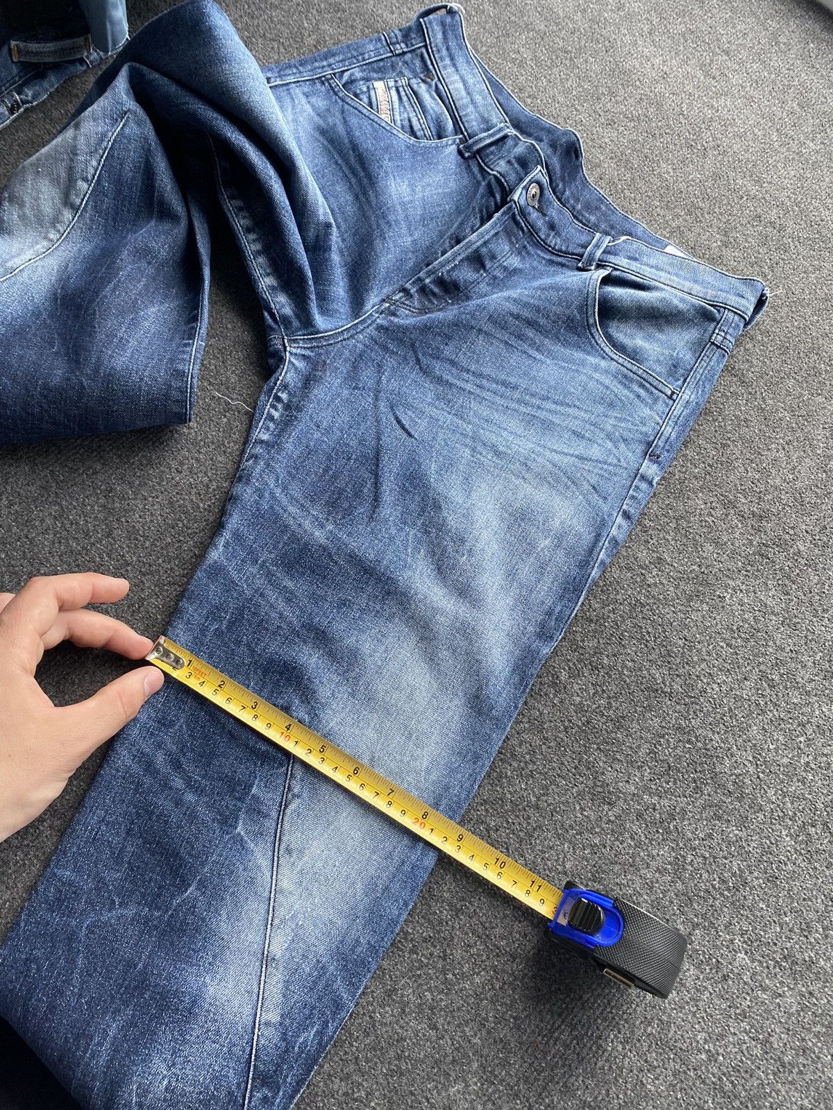 Diesel 🔥Opium Punk Diesel blue women jeans debi 31 tapered Size 31" - 12 Thumbnail
