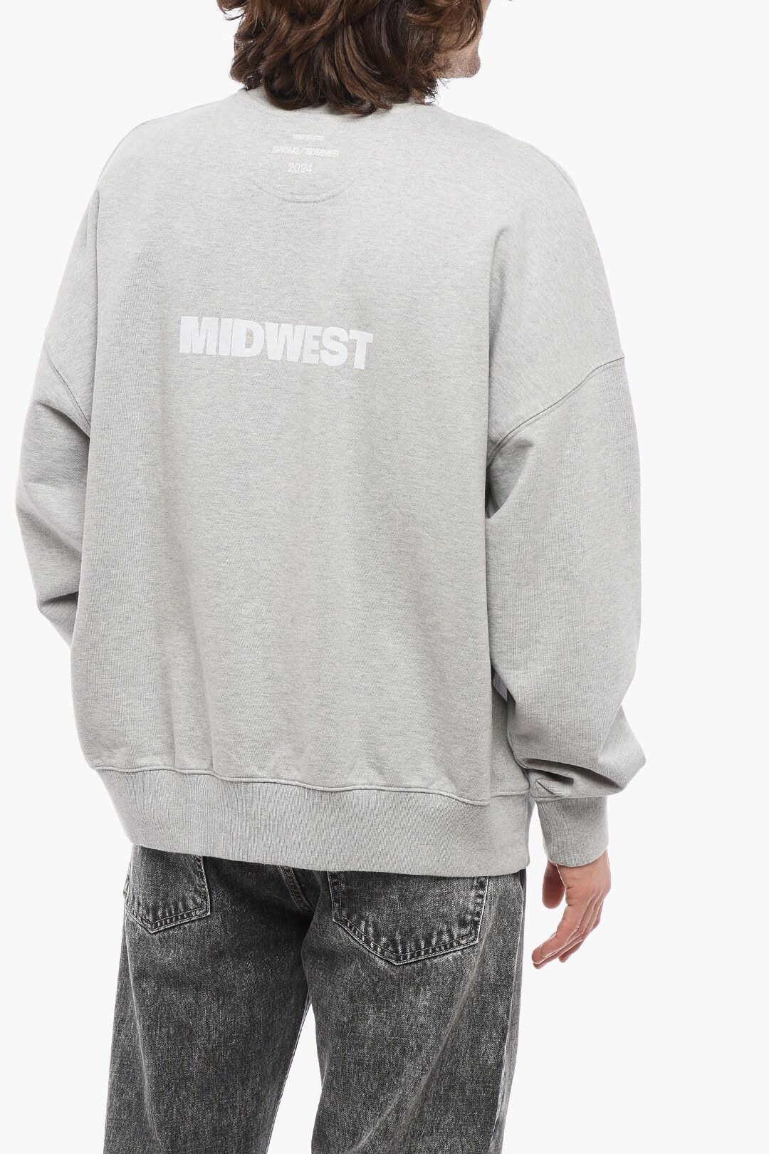 1989 STUDIO og1mm0725 Relaxed Crewneck Sweatshirt in Grey Size US S / EU 44-46 / 1 - 2 Thumbnail