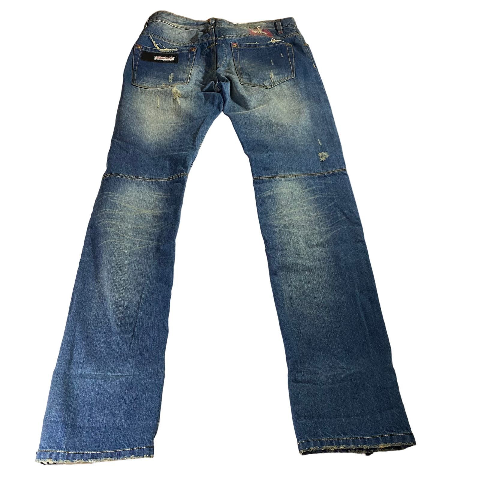 Rare Dsquared2 Zip Design Jeans Men's 34x36