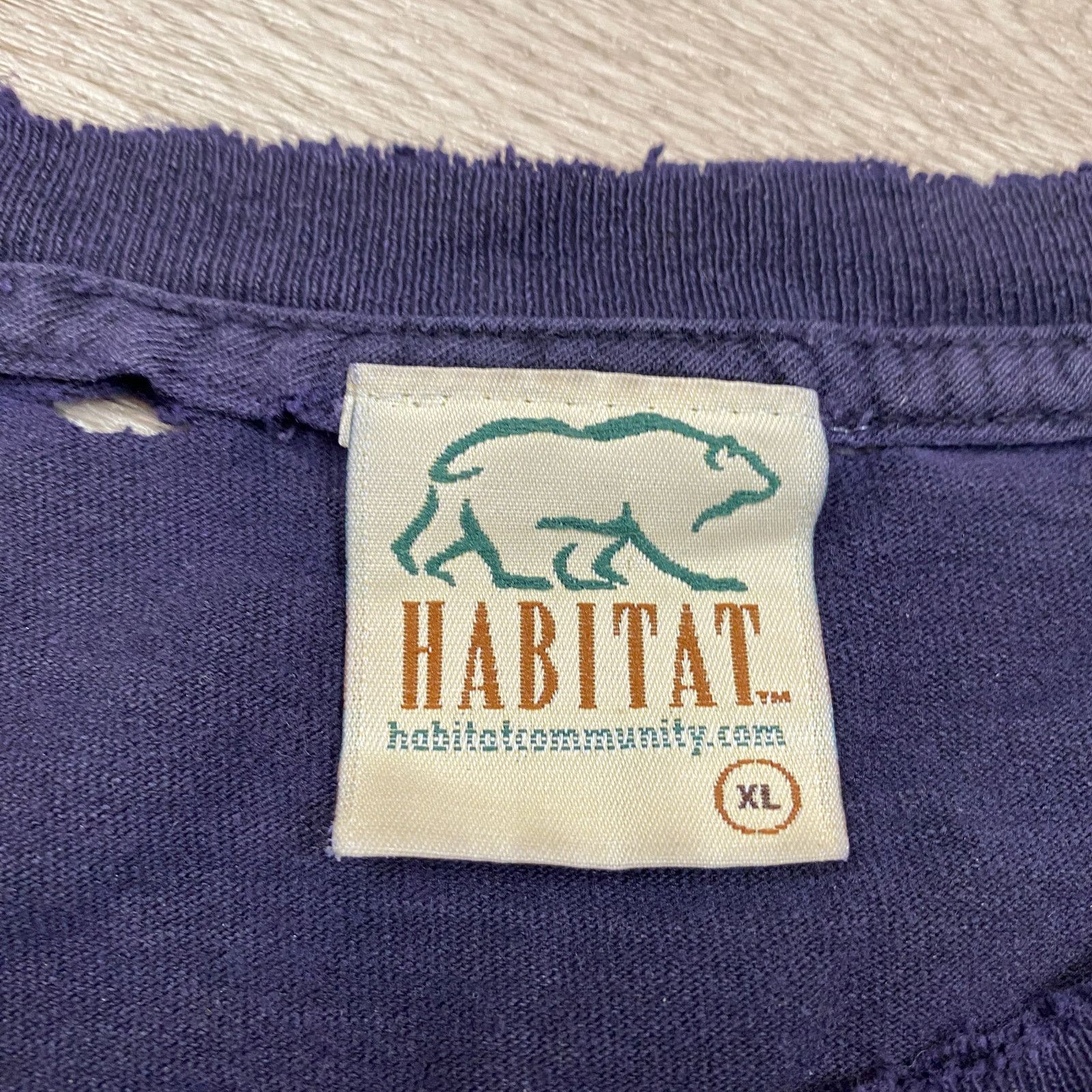 Habitat × Vintage Vintage Habitat Tie Dye Wolf AOP T Shirt Men's XL Grunge Size US XL / EU 56 / 4 - 6 Thumbnail