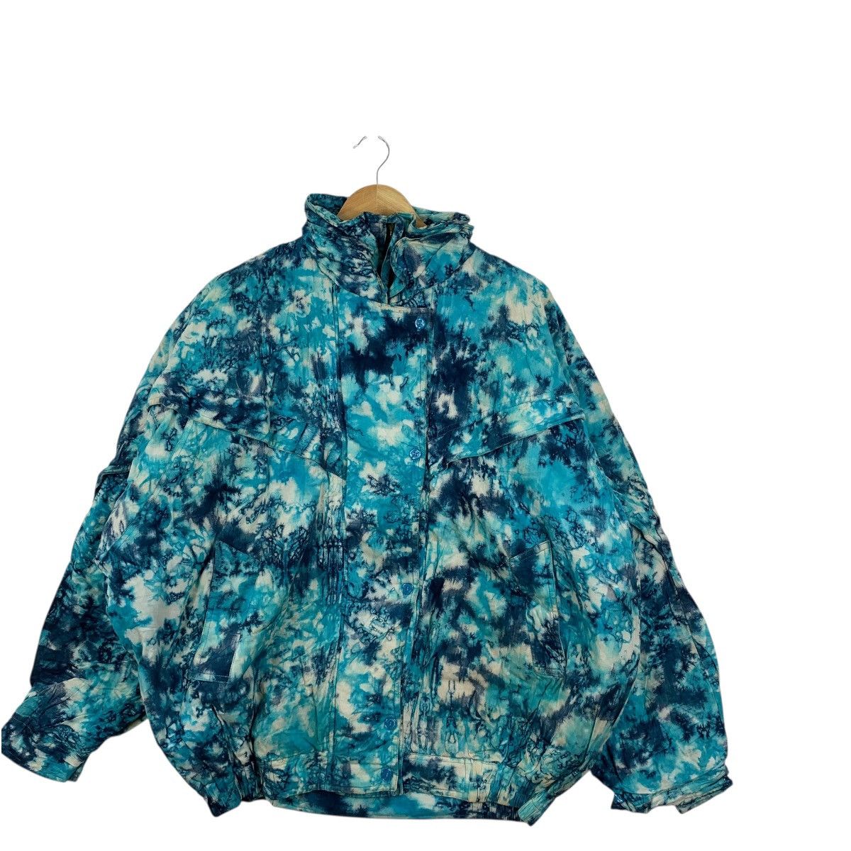 Vintage Vintage BALI APPLE HOUSE Abstract Hand Made Jacket Size 3XL / US 20-22 - 3 Thumbnail