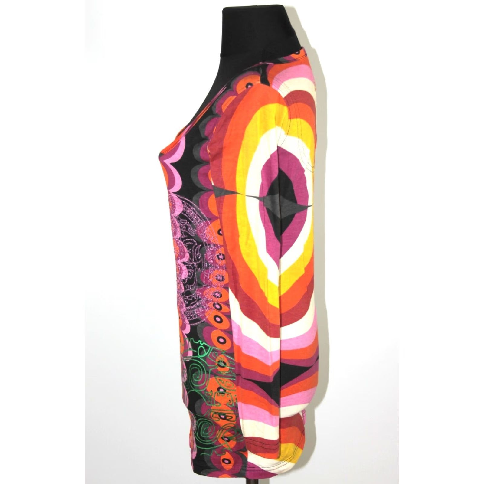 Desigual Desigual womens shirt tunic Size M Multicoloured Size M / US 6-8 / IT 42-44 - 4 Thumbnail