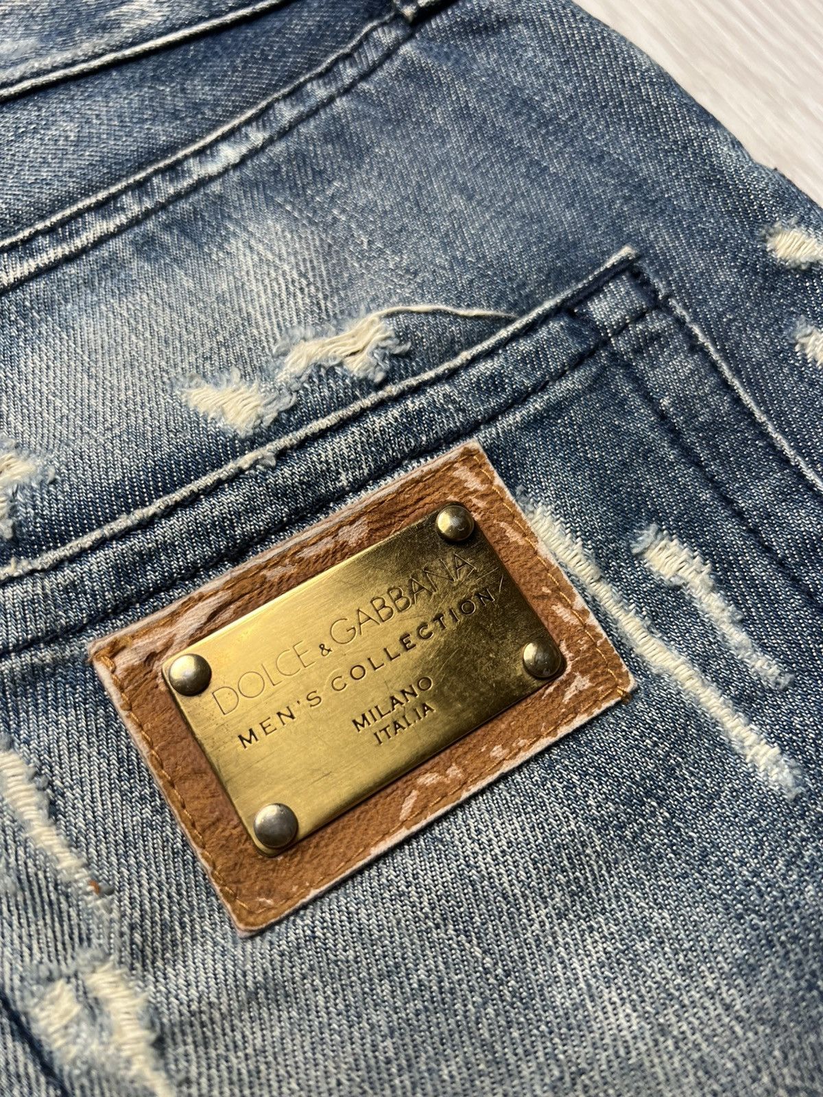 Dolce & Gabbana Dolce Gabbana 14 Classic Distressed Jeans Size US 33 - 5 Thumbnail