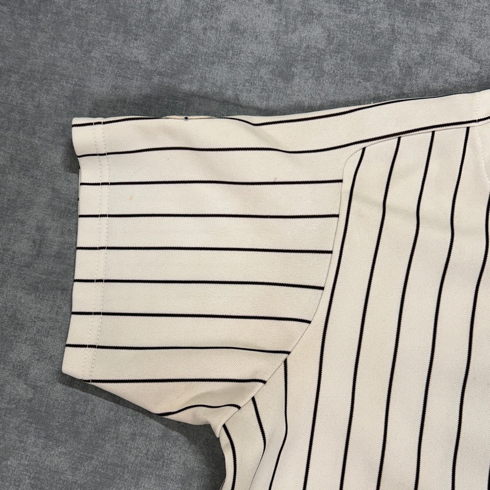 Wilson VTG Wilson VFW pinstripe sportswear baseball jersey mens XL Size US XL / EU 56 / 4 - 6 Thumbnail